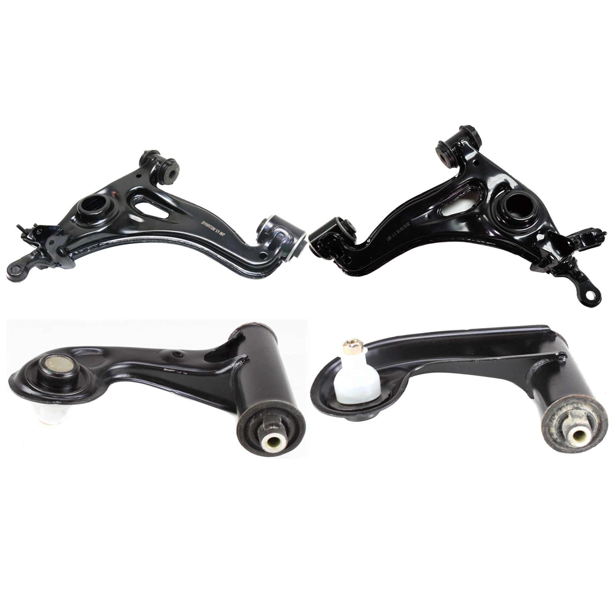 AM C CLASS 96-02 FRONT CONTROL ARM RH AND LH Upper and Lower SKU SET REPM281512 A OEM 1-703-300-107-170-330-000-000-000-000