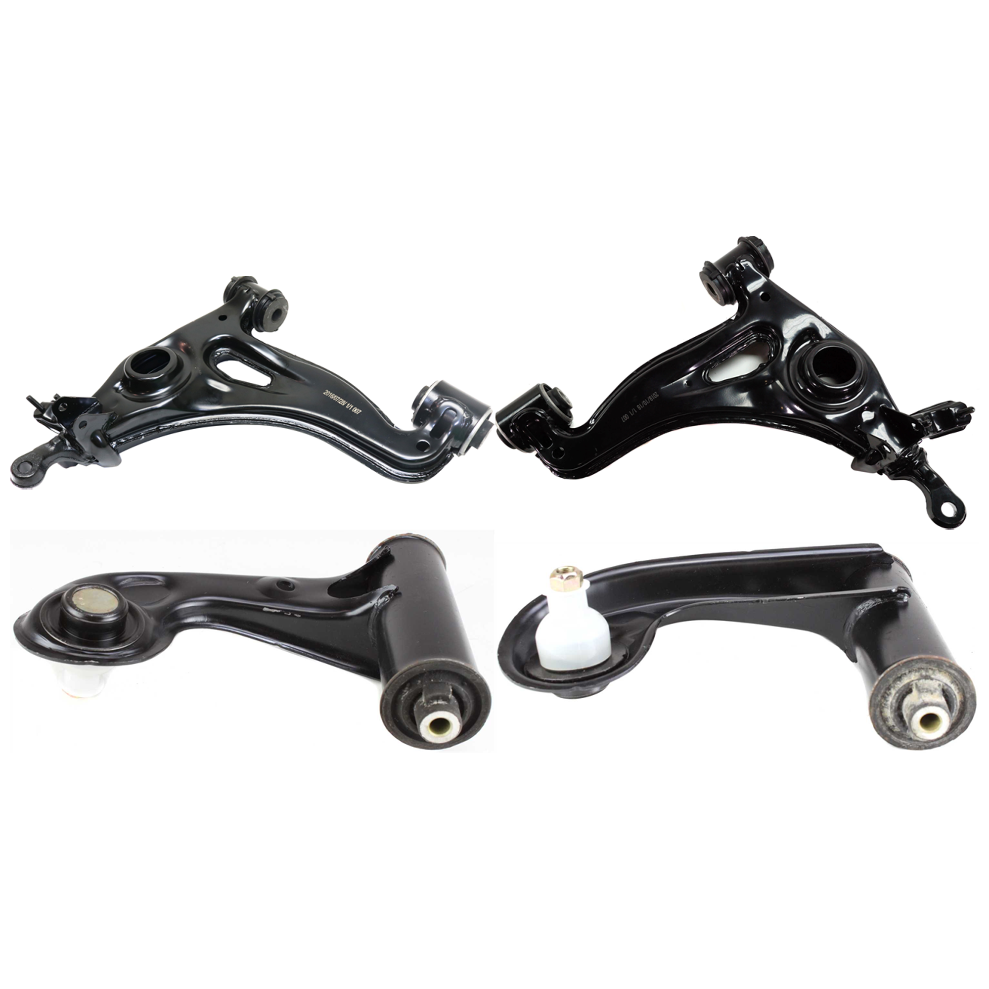 AM C CLASS 96-02 FRONT CONTROL ARM RH AND LH Upper and Lower SKU SET REPM281512 OEM 1-703-300-107-170-330-000-000-000-000