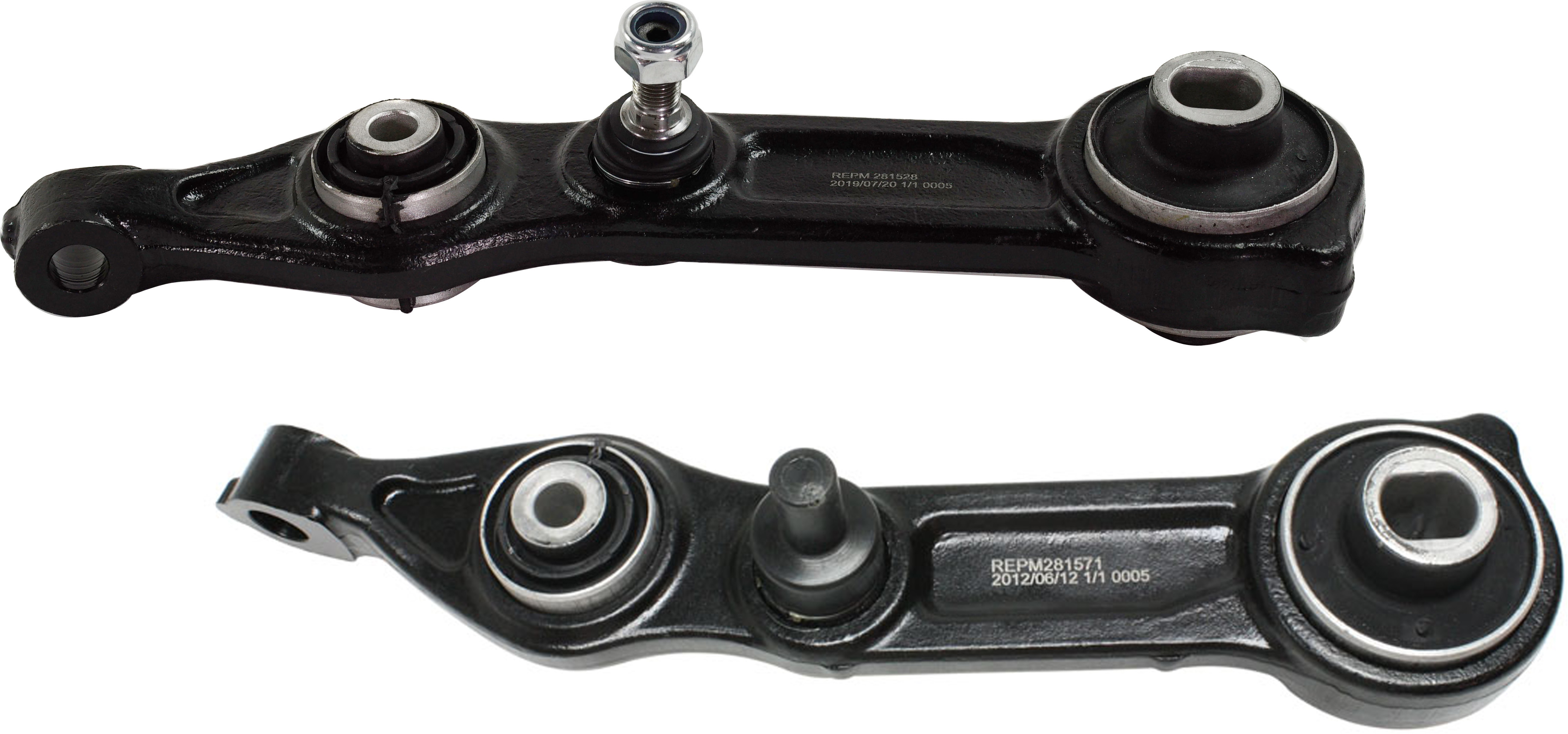 AM E CLASS 03-09 FRONT CONTROL ARM RH AND LH Lower Rearward w Ball Joint and Bushing SKU SET REPM281571 OEM 1016709-1026152-1514026-260557