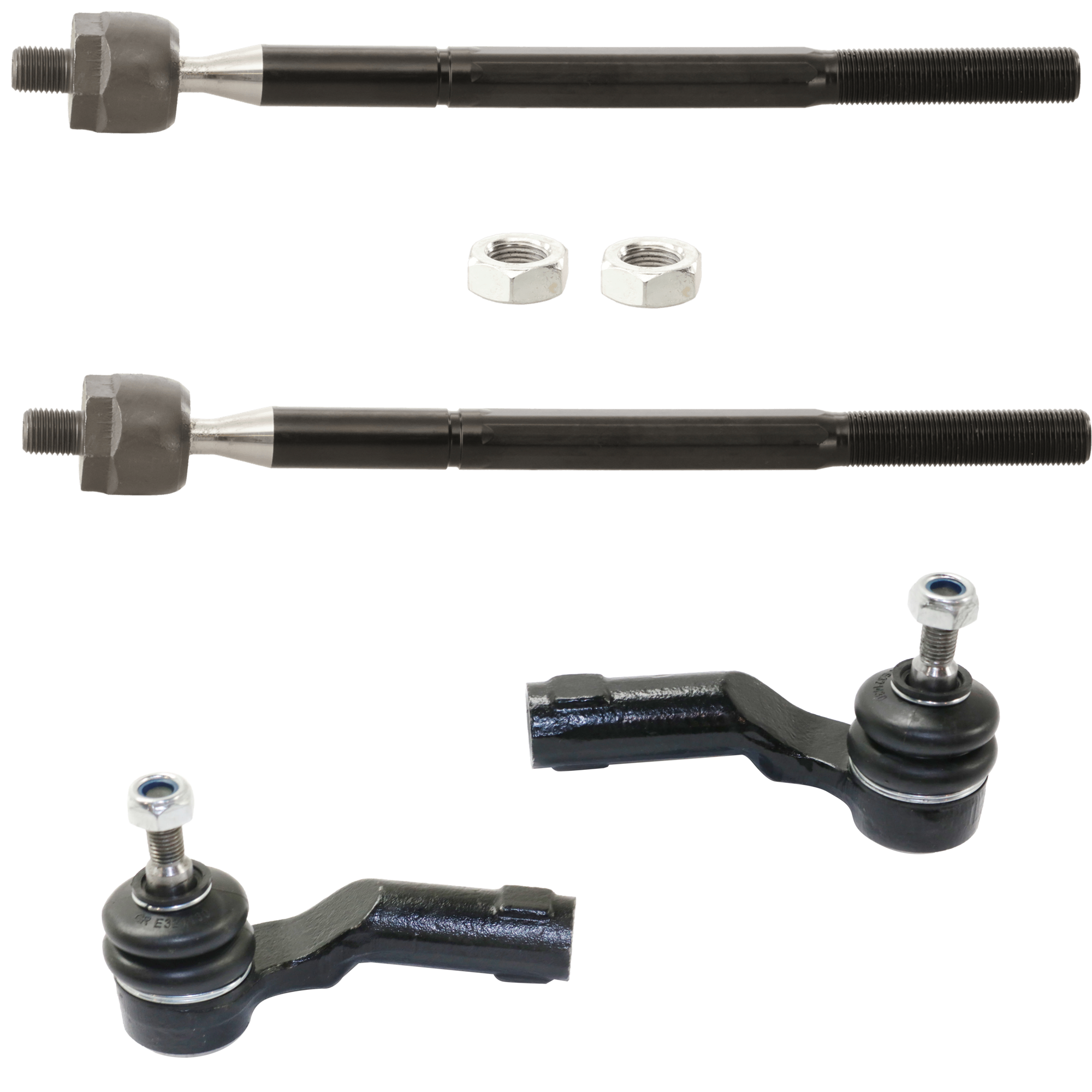 AM MAZDA 5-06-17 MAZDA 3-04-13 FRONT TIE ROD END RH AND LH Inner and Outer SKU SET REPM282104-3 Partslink MA4520100 MA4521100 MA4522100 OEM BP4L32240 BP4L32280 BP4L32290