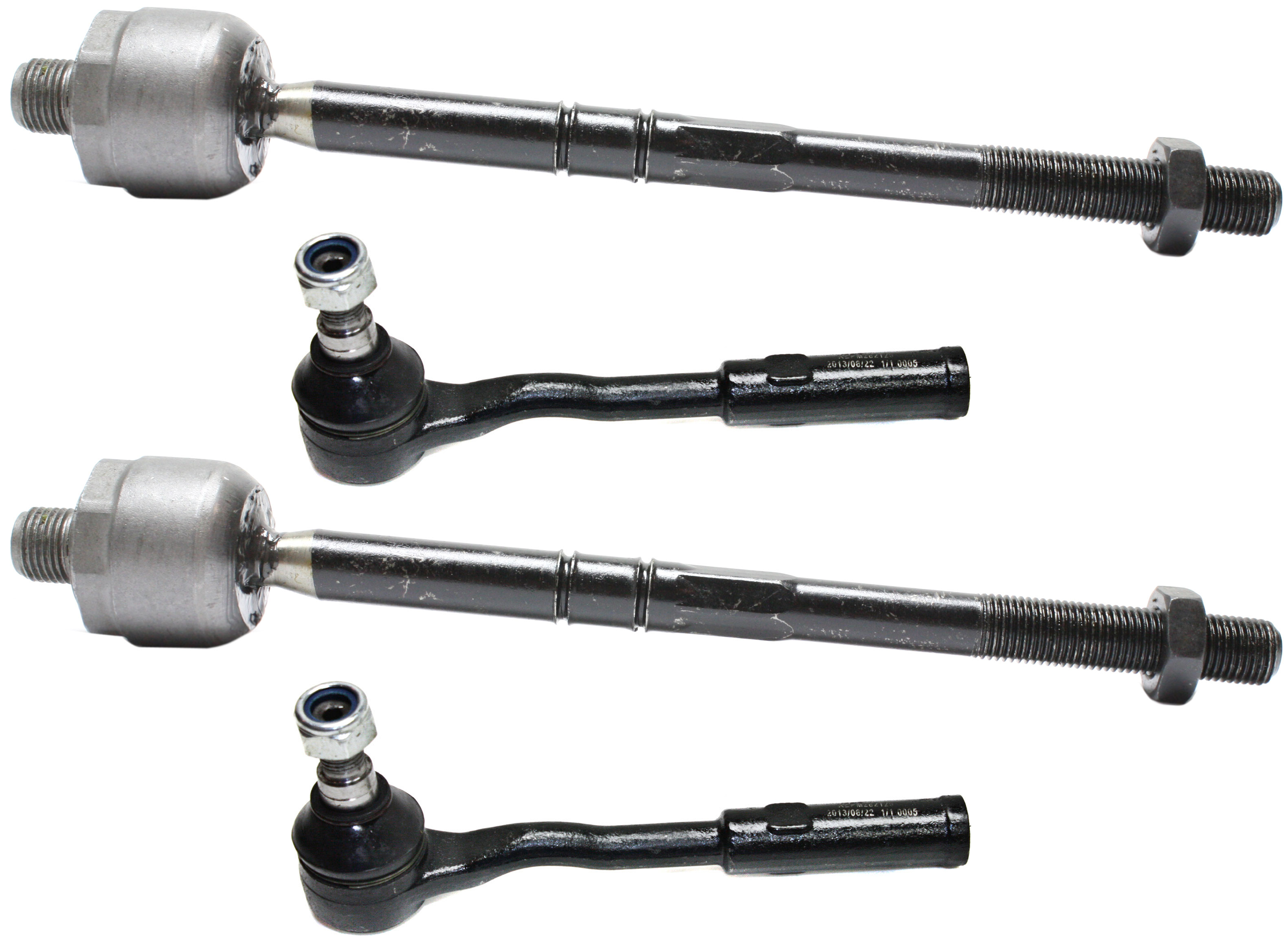 AM CL CLASS 00-06 SL CLASS 03-12 FRONT TIE ROD END RH AND LH Inner and Outer SKU SET REPM282129-4 OEM 1015704-2693455-4012118-230338