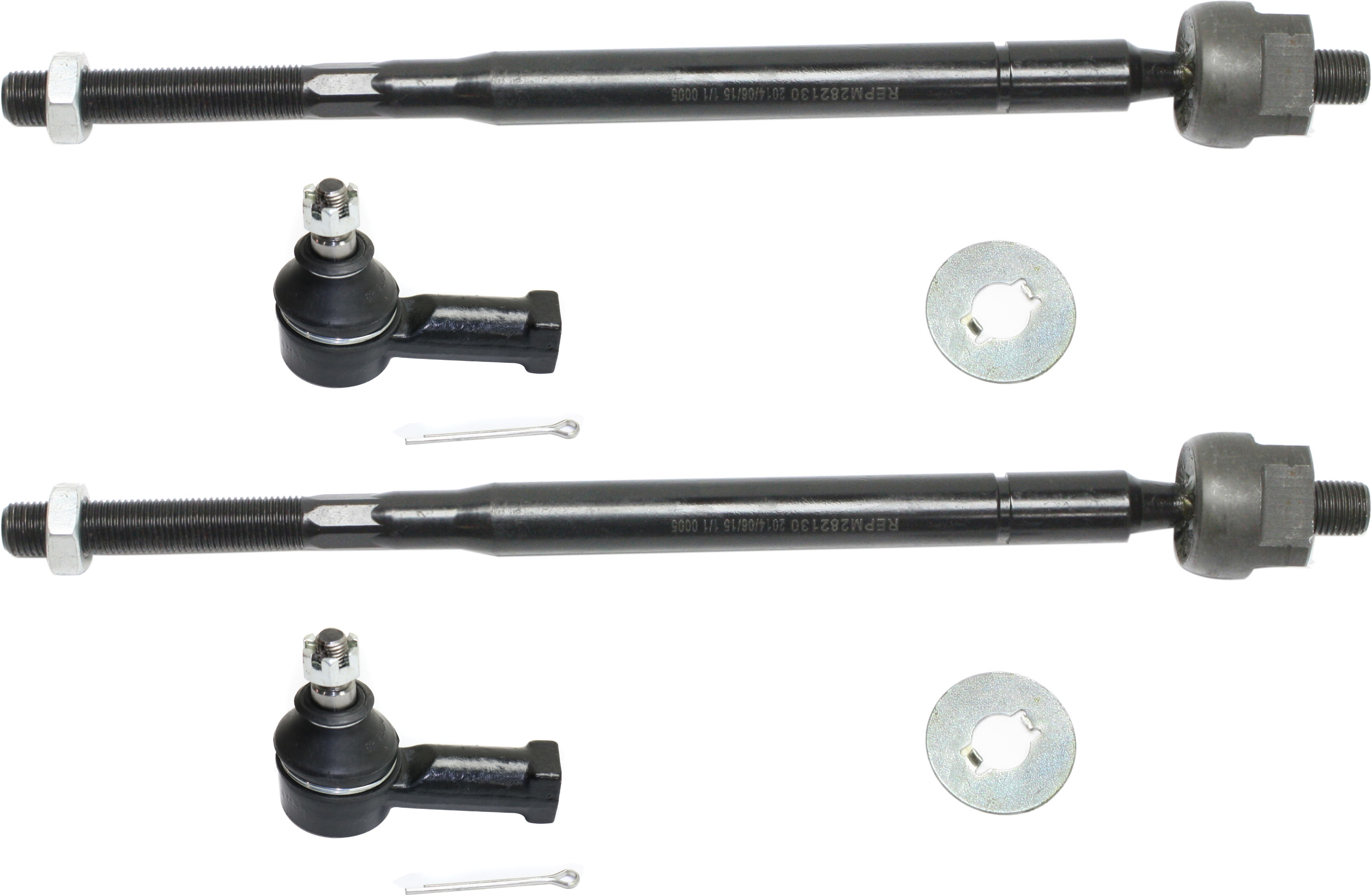 AM GALANT 99-03 ECLIPSE 00-05 FRONT TIE ROD END RH AND LH Inner and Outer SKU SET REPM282130-4 OEM MR519046