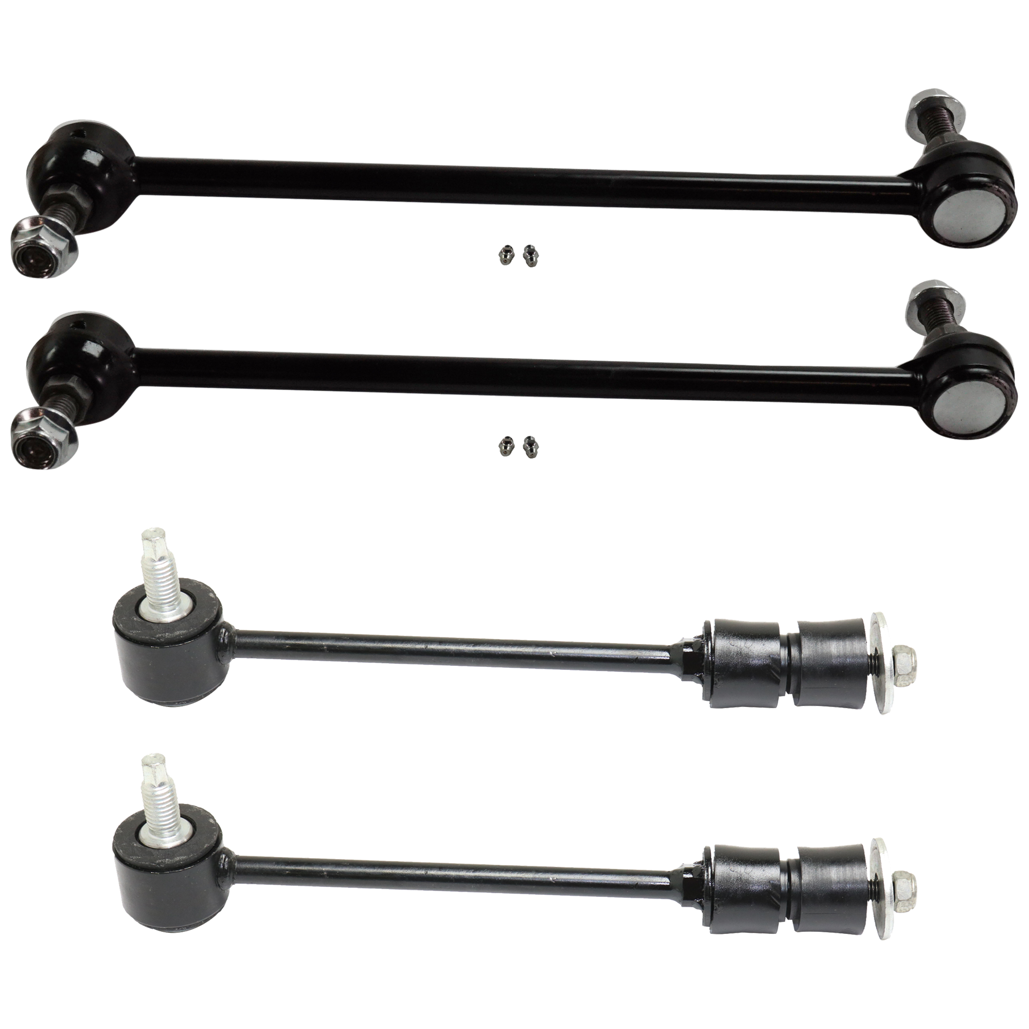 AM CONCORDE INTREPID 98-04 FRONT AND REAR SWAY BAR LINK Set of 4 SKU SET REPM286805-4 OEM 18254-2651430-5451221-45G0221