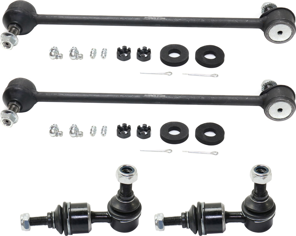 AM MAZDA 3-07-09 FRONT AND REAR SWAY BAR LINK RH AND LH SKU SET REPM286822-4 OEM 1015725-5451099-18750073 SL750