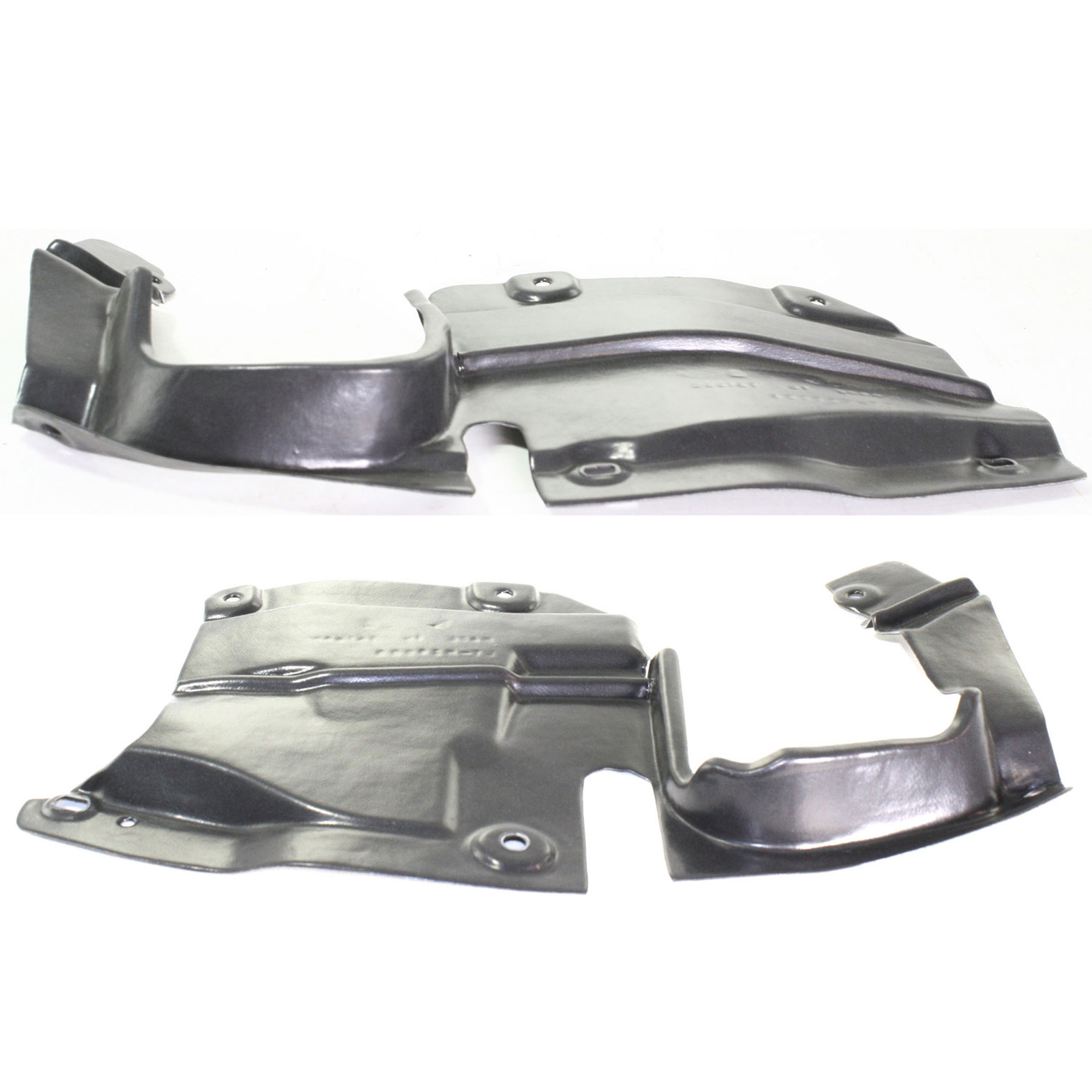 AM MAZDA 6-09-13 ENGINE SPLASH SHIELD RH AND LH Under Cover SKU SET REPM310134 Partslink MA1250112 MA1251112 OEM GS3L56341A GS3L56342A