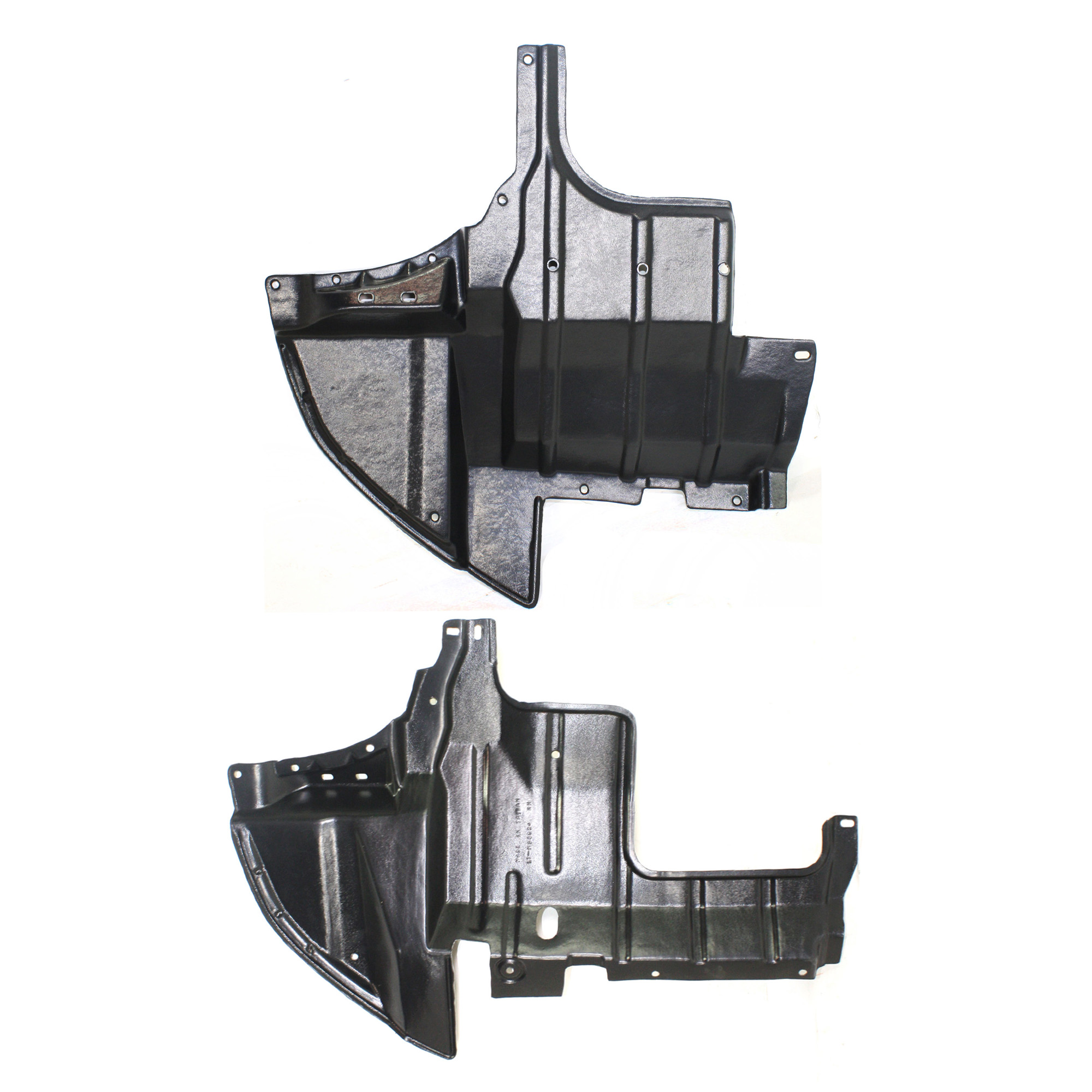 AM OUTLANDER 03-06 FRONT ENGINE SPLASH SHIELD RH AND LH SKU SET REPM310141 Partslink MI1228119 MI1228120 OEM MR974873 MR974871