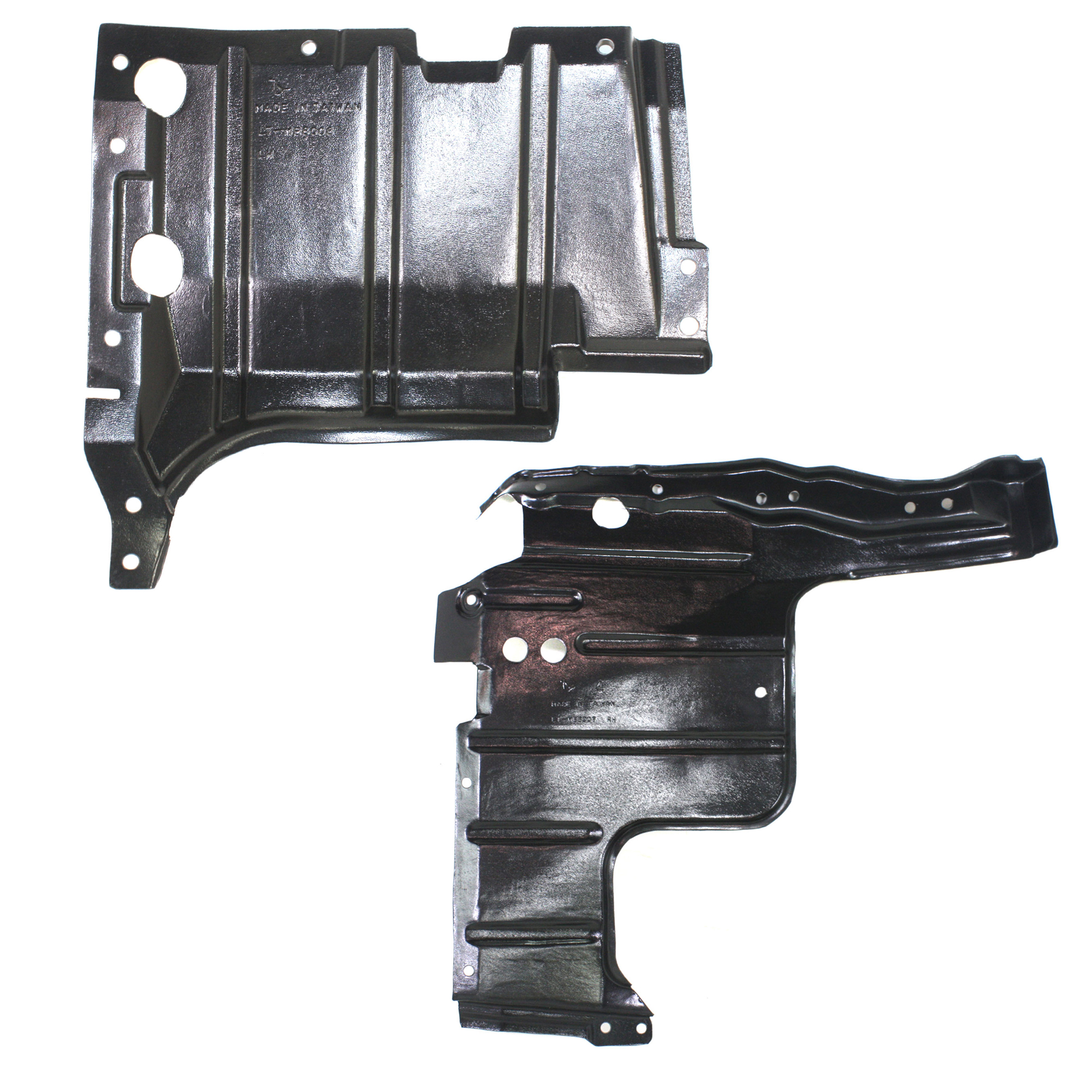 AM LANCER 02-07 ENGINE SPLASH SHIELD RH AND LH Under Cover SKU SET REPM310167 Partslink MI1228107 MI1228108 OEM MR539599 MR974002