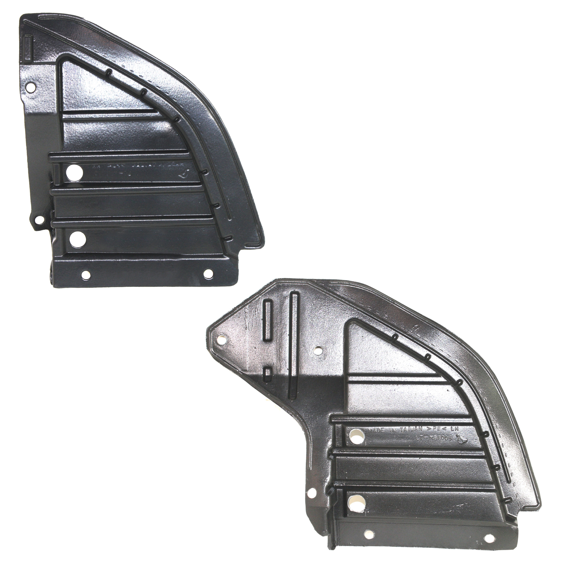 AM LANCER 02-07 ENGINE SPLASH SHIELD Set of 2 SKU SET REPM310169 Partslink MI1228109 MI1228110 OEM MR557680 MR557679