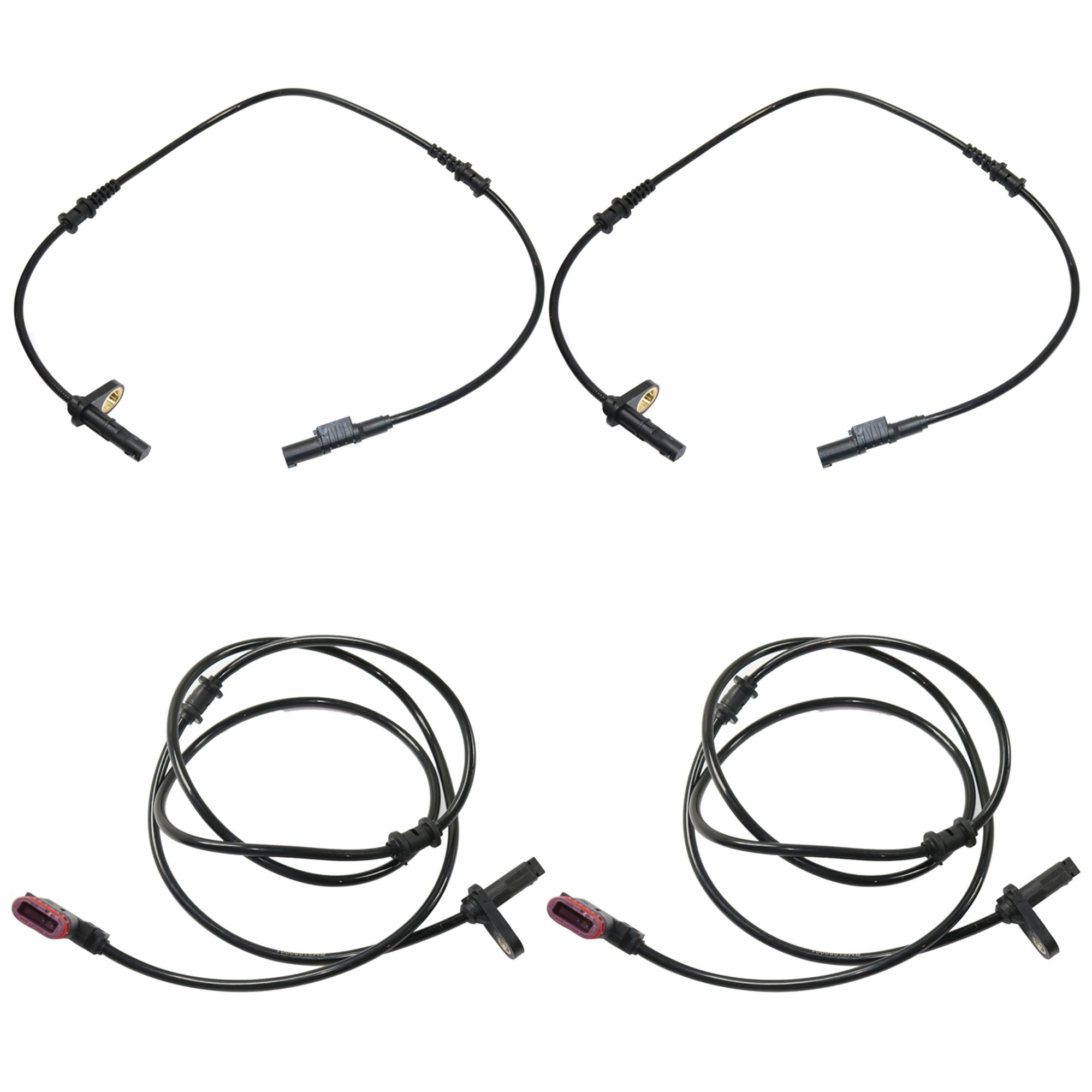 AM E500-03-03 FRONT AND REAR ABS SPEED SENSOR RH AND LH SKU SET REPM310846