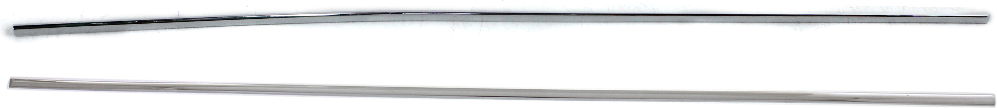 AM E CLASS 10-13 FRONT DOOR MOLDING RH AND LH Chrome Sedan Wagon SKU SET REPM461731 Partslink MB1305118 MB1304118 OEM 2126902662-2126902562