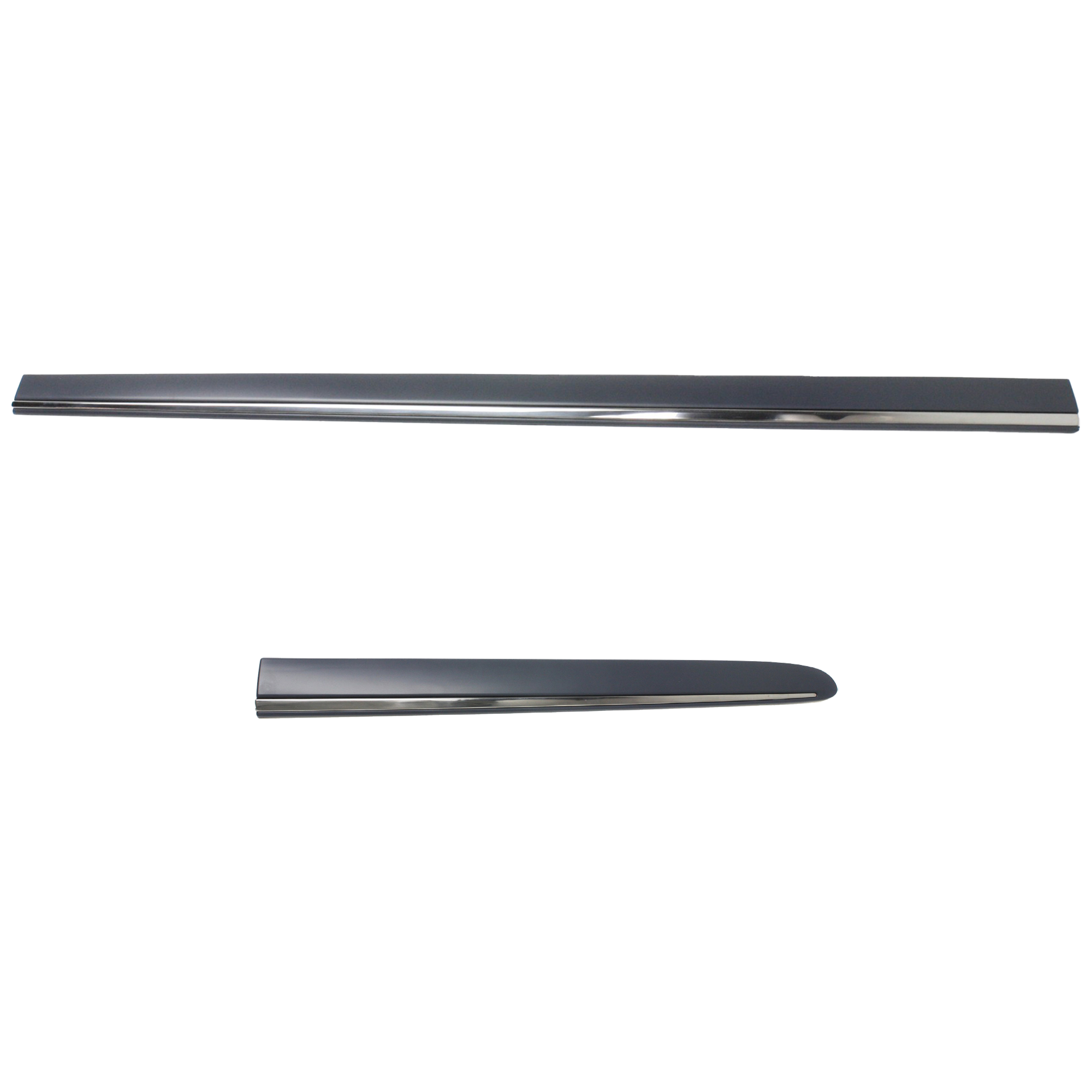 AM E CLASS 03-06 FRONT AND REAR DOOR MOLDING RH Set of 2 w Sport Pkg Paint to Match Sedan Wagon SKU SET REPM461735 A Partslink MB1305122 MB1505125 OEM 2116901462-2116902062