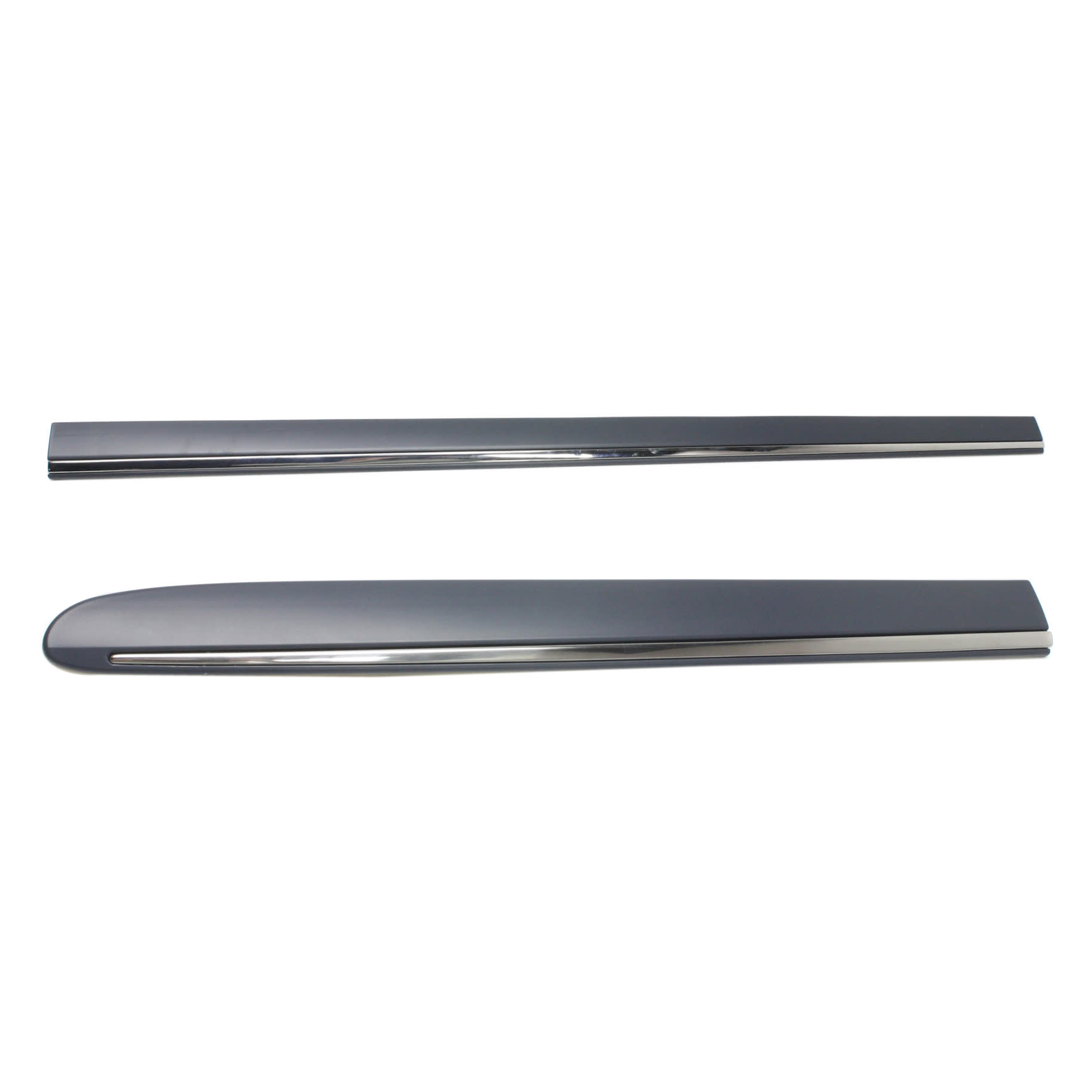 AM E320-03-05 E500-03-06 FRONT AND REAR DOOR MOLDING AND BELTLINES LH Set of 2 SKU SET REPM461736 Partslink MB1304122 MB1504125 OEM 2116901362-2116901962