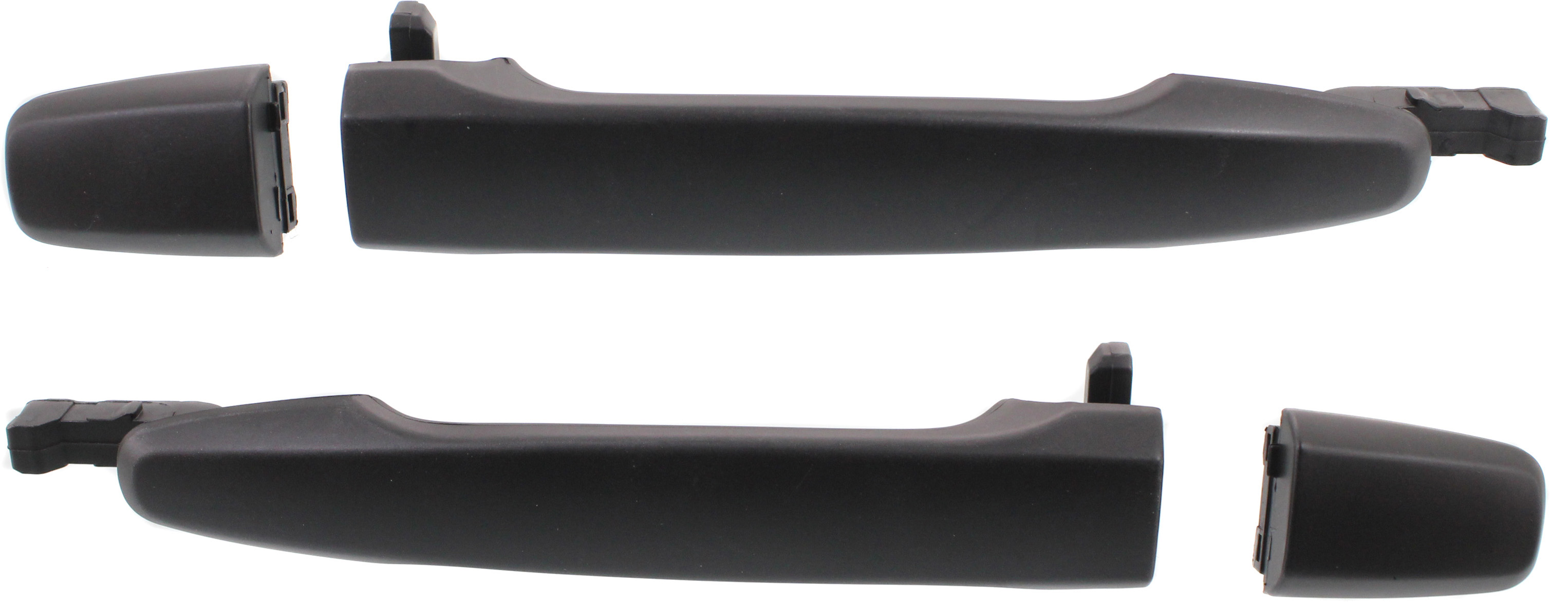 AM OUTLANDER 07-13 LANCER 08-17 REAR EXTERIOR DOOR HANDLE RH AND LH Primed w o Keyhole w Cover SKU SET REPM462101 OEM 5716A086-5716A085