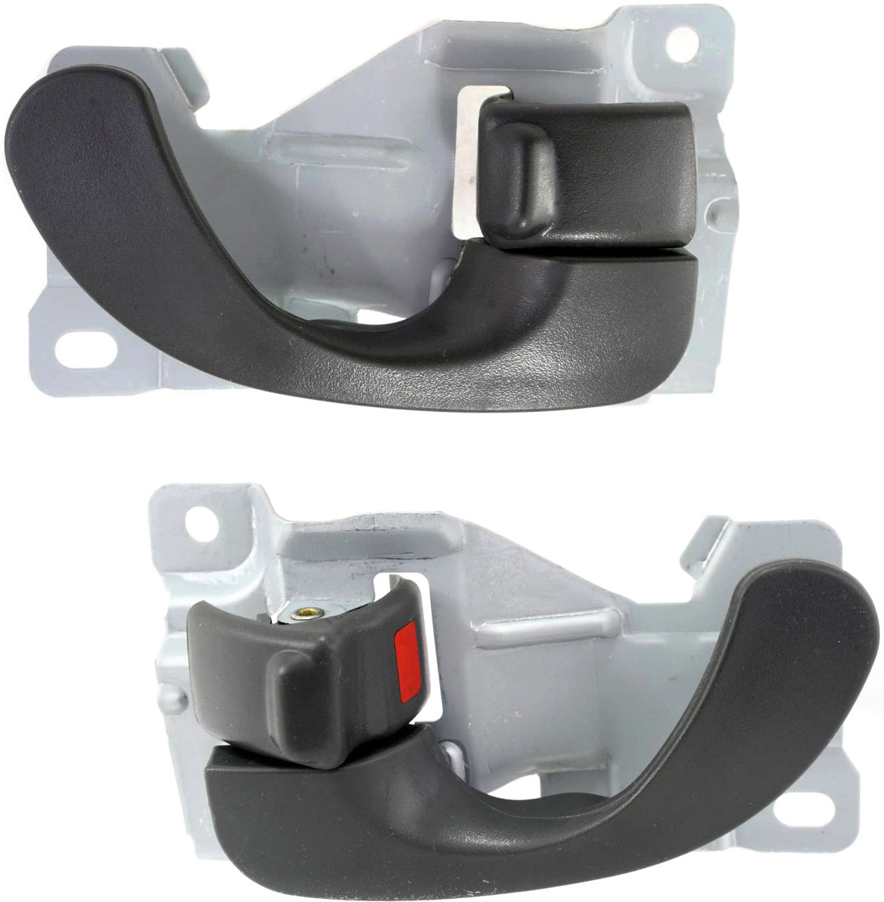 AM MIRAGE 97-02 GALANT 99-03 FRONT DOOR HANDLE RH and LH Inside Gray Plastic+Metal =REAR SKU SET REPM462147 Partslink MI1353111 MI1352111 OEM MR415331 MR415316