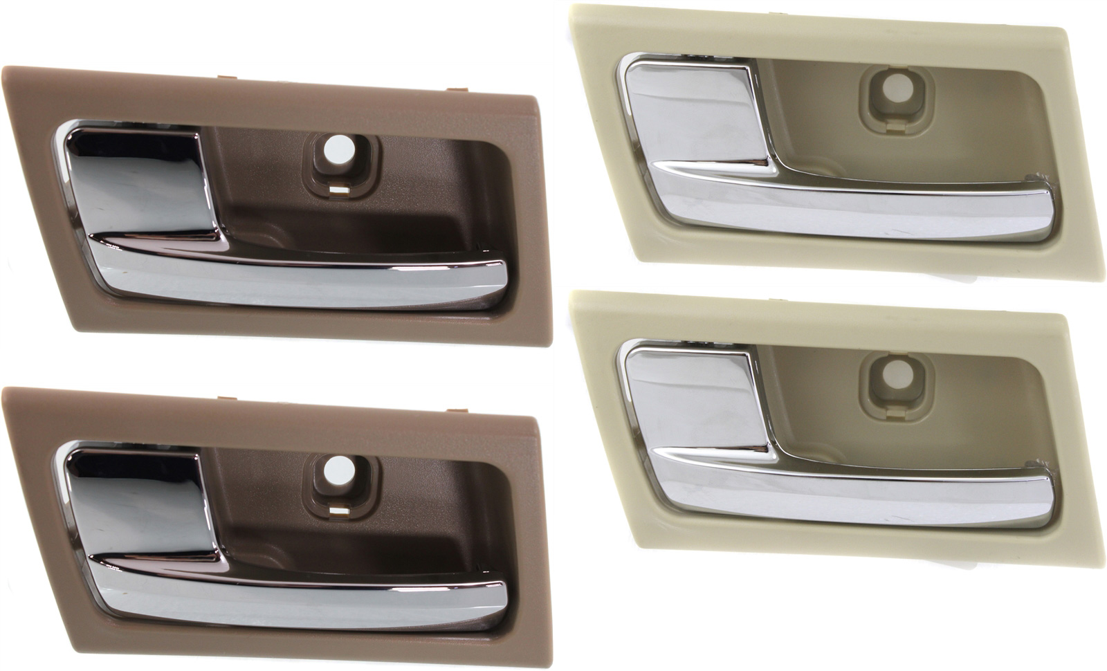 AM CROWN VICTORIA GRAND MARQUIS 03-11 FRONT AND REAR INTERIOR DOOR HANDLE RH AND LH SKU SET REPM462165-4 OEM 6W3Z5421818AA 6W3Z5421819AA