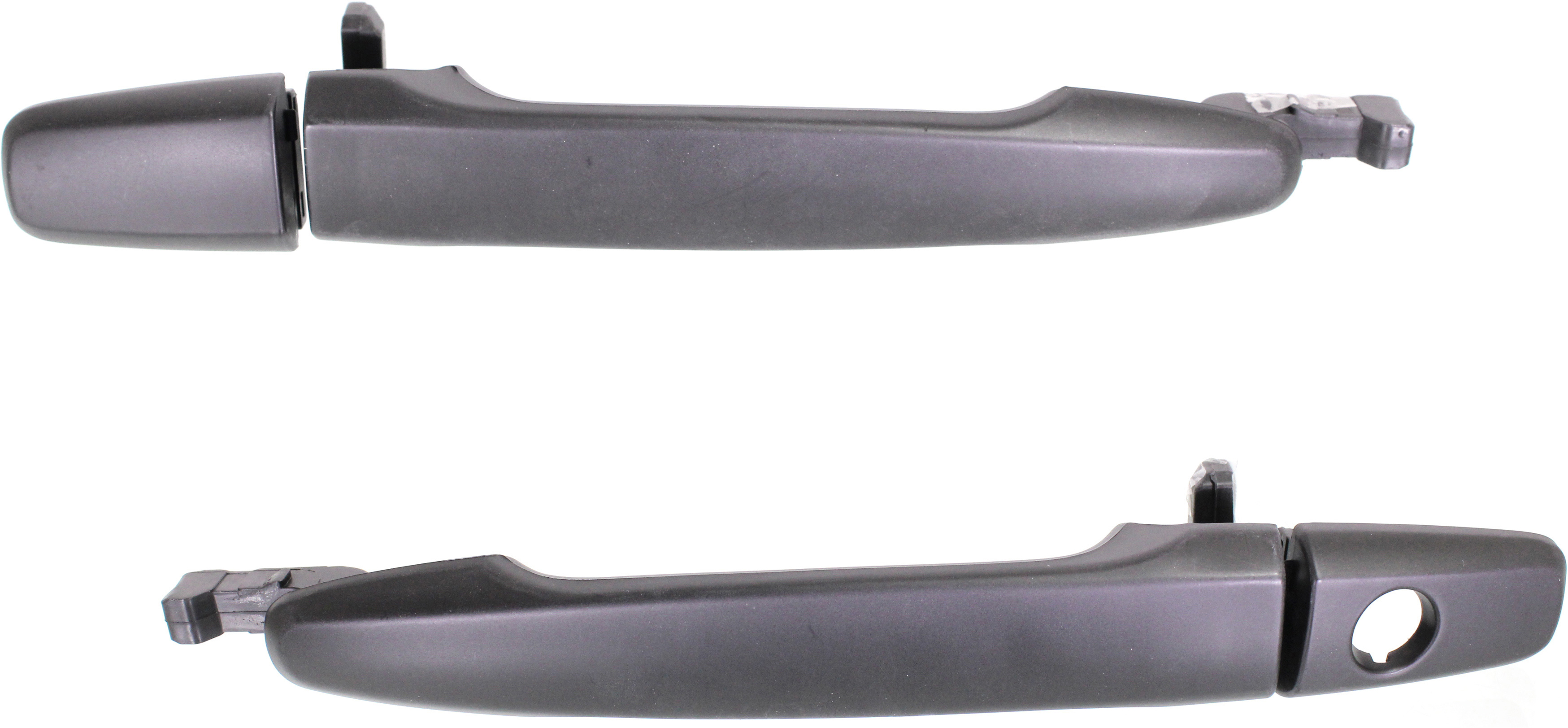 AM LANCER 08-17 FRONT EXTERIOR DOOR HANDLE RH AND LH Primed Black w o Smart Entry SKU SET REPM462303 Partslink FDH010237 OEM 5716A014XA 5716A018XA 5716A013