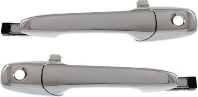 AM CX 9-07-13 MAZDA 6-03-08 FRONT DOOR HANDLE RH AND LH Chrome With Key Hole SKU SET REPM462363 OEM L20858410B EG2259410C