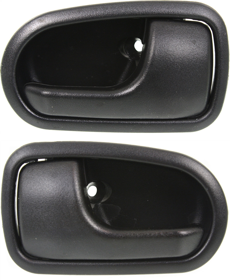 AM MAZDA 626-93-97 PROTEGE 95-03 FRONT AND REAR DOOR HANDLE RH AND LH Set of 4 Inside Textured Black Plastic SKU SET REPM462393-4 OEM GA2K58330B65 GA2K59330B65