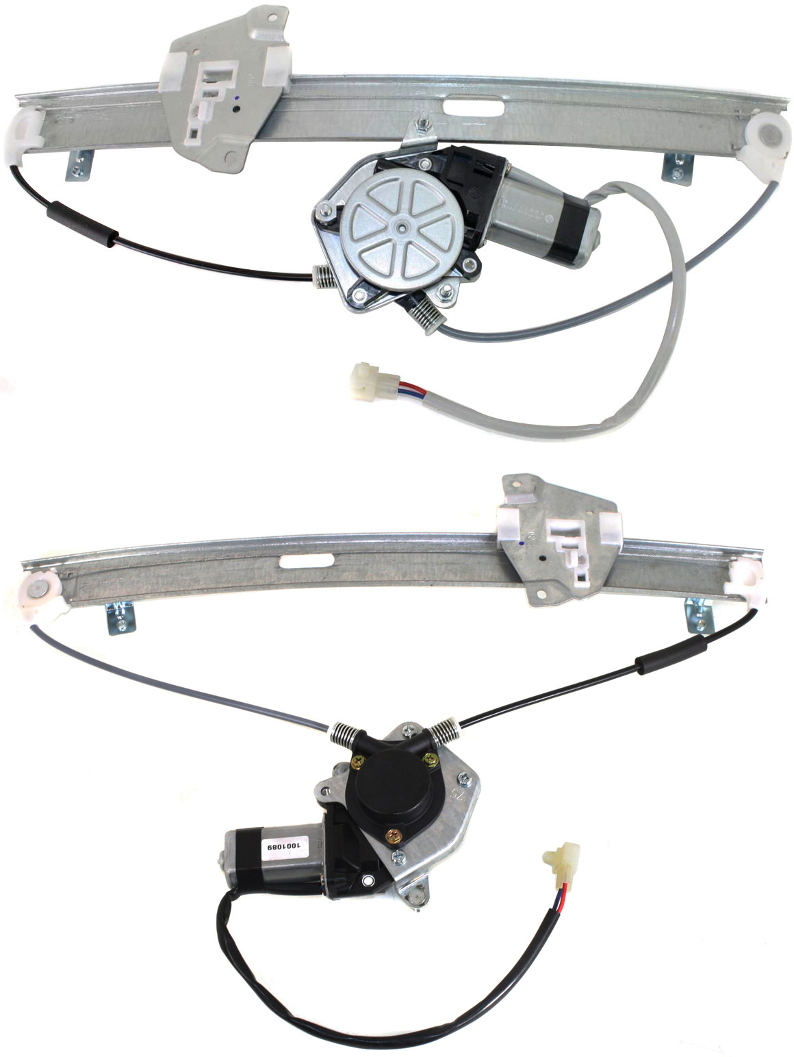 AM GALANT 99-03 FRONT WINDOW REGULATOR RH AND LH Power With Motor SKU SET REPM462905 Partslink MI1351107 MI1350107 OEM MR287308 MR287307