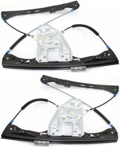 AM C CLASS 01-05 FRONT WINDOW REGULATOR RH AND LH Power w o Motor 203 Chassis SKU SET REPM462925 Partslink MB1351114 MB1350114 OEM 2037201646-2037201546