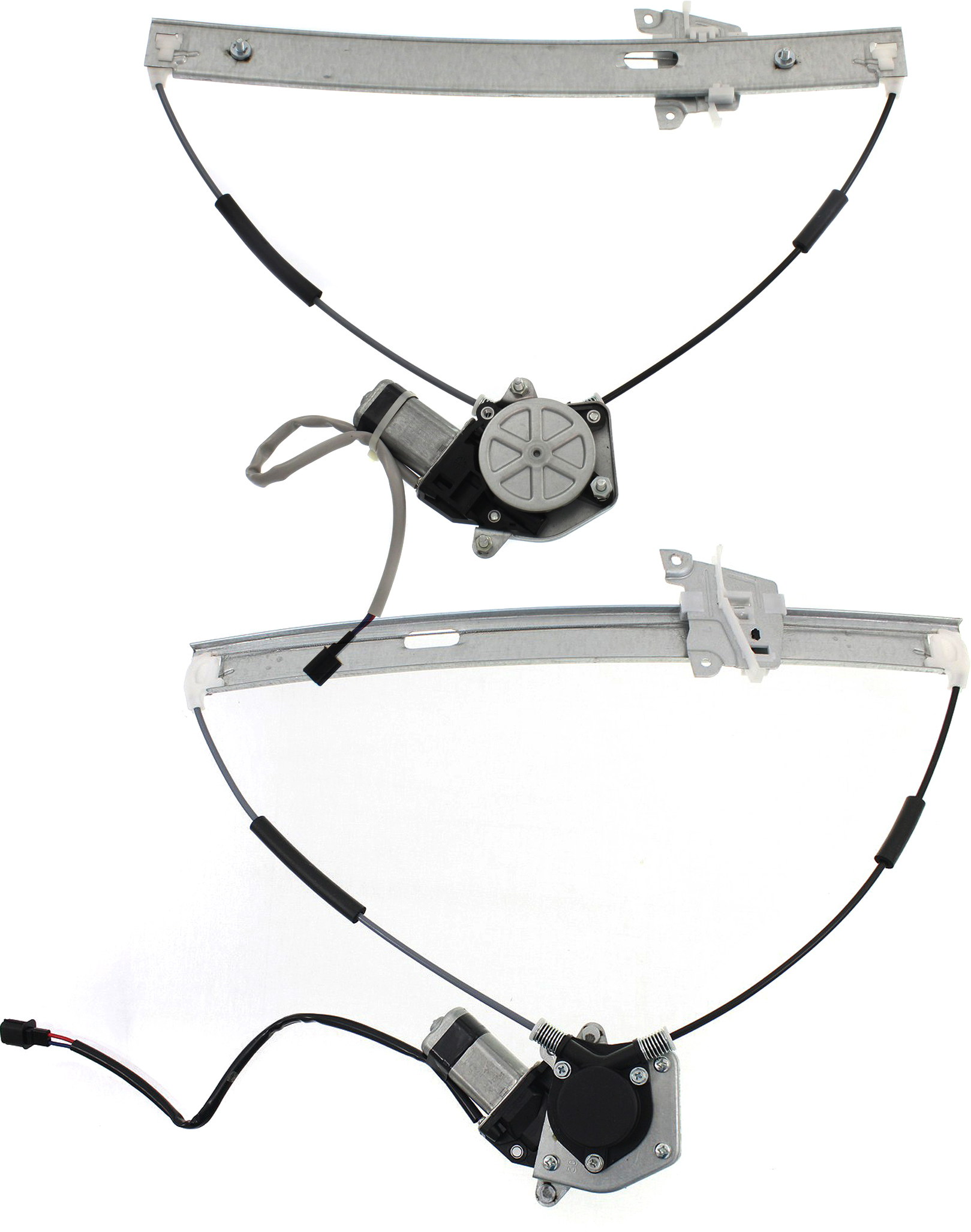 AM TRIBUTE 01-06 FRONT WINDOW REGULATOR RH AND LH Power With Motor SKU SET REPM462965 Partslink MA1351116 MA1350116 OEM EC0258560J EC0259560H