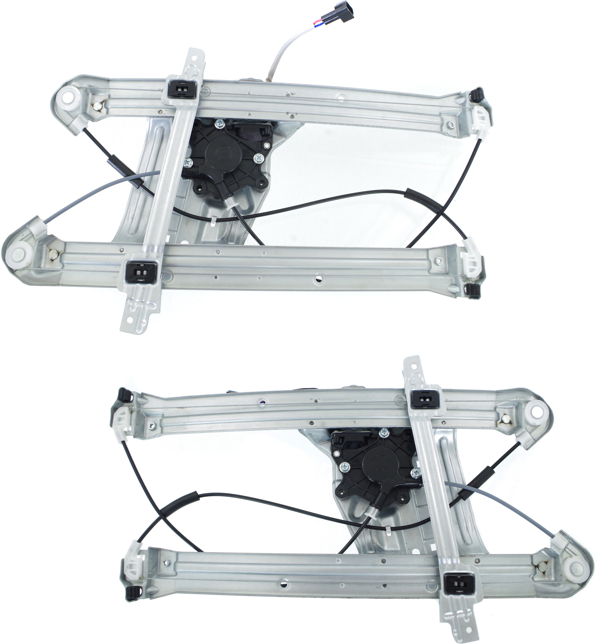 AM ENDEAVOR 04-11 FRONT WINDOW REGULATOR RH AND LH Power w Motor SKU SET REPM462983 OEM MR565452 MR565451