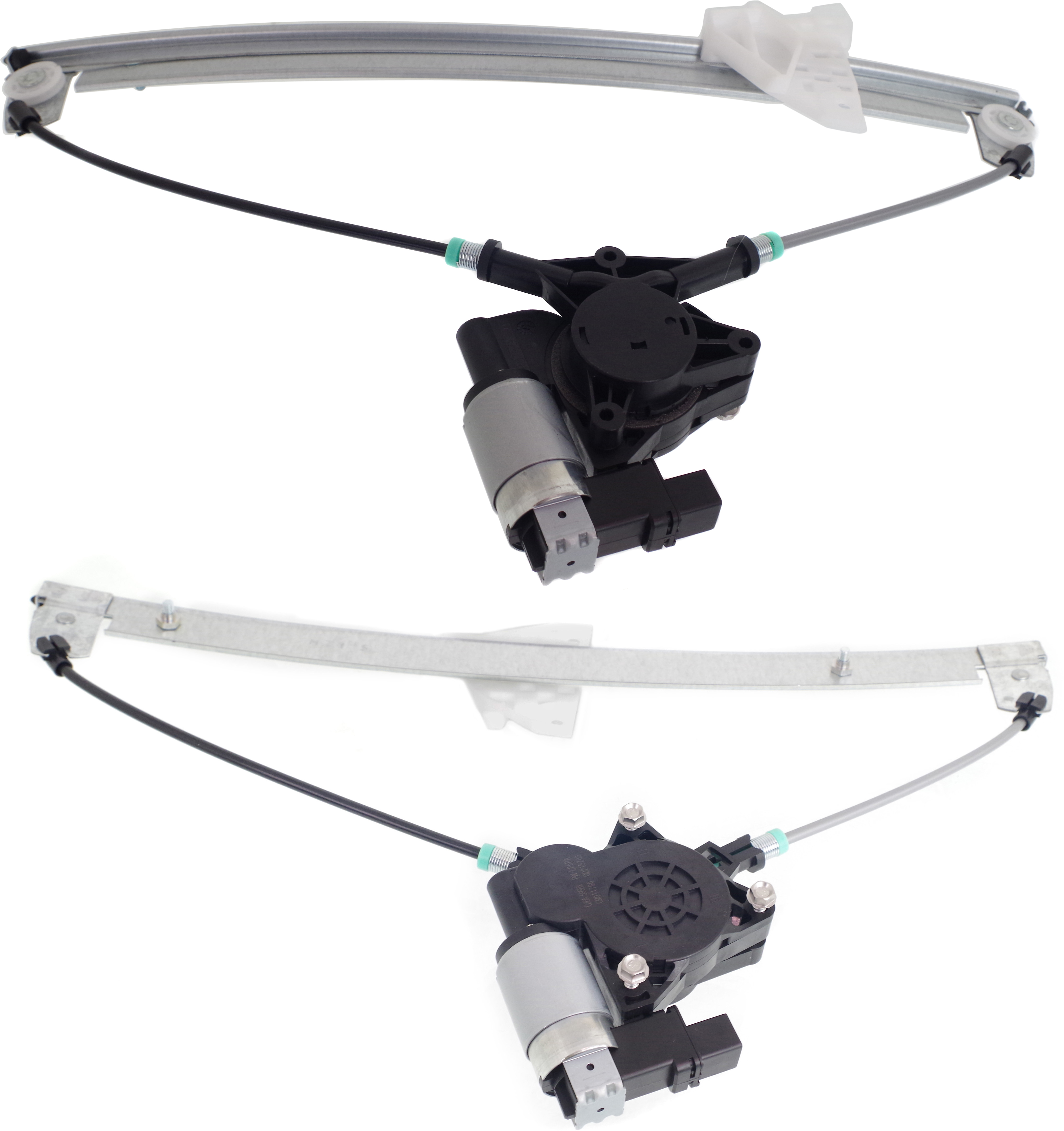 AM CX 9-07-15 FRONT WINDOW REGULATOR RH AND LH Power w Motor SKU SET REPM463109 Partslink MA1350132 MA1351132 OEM TD1158590A PFM G22C5858XF TD11