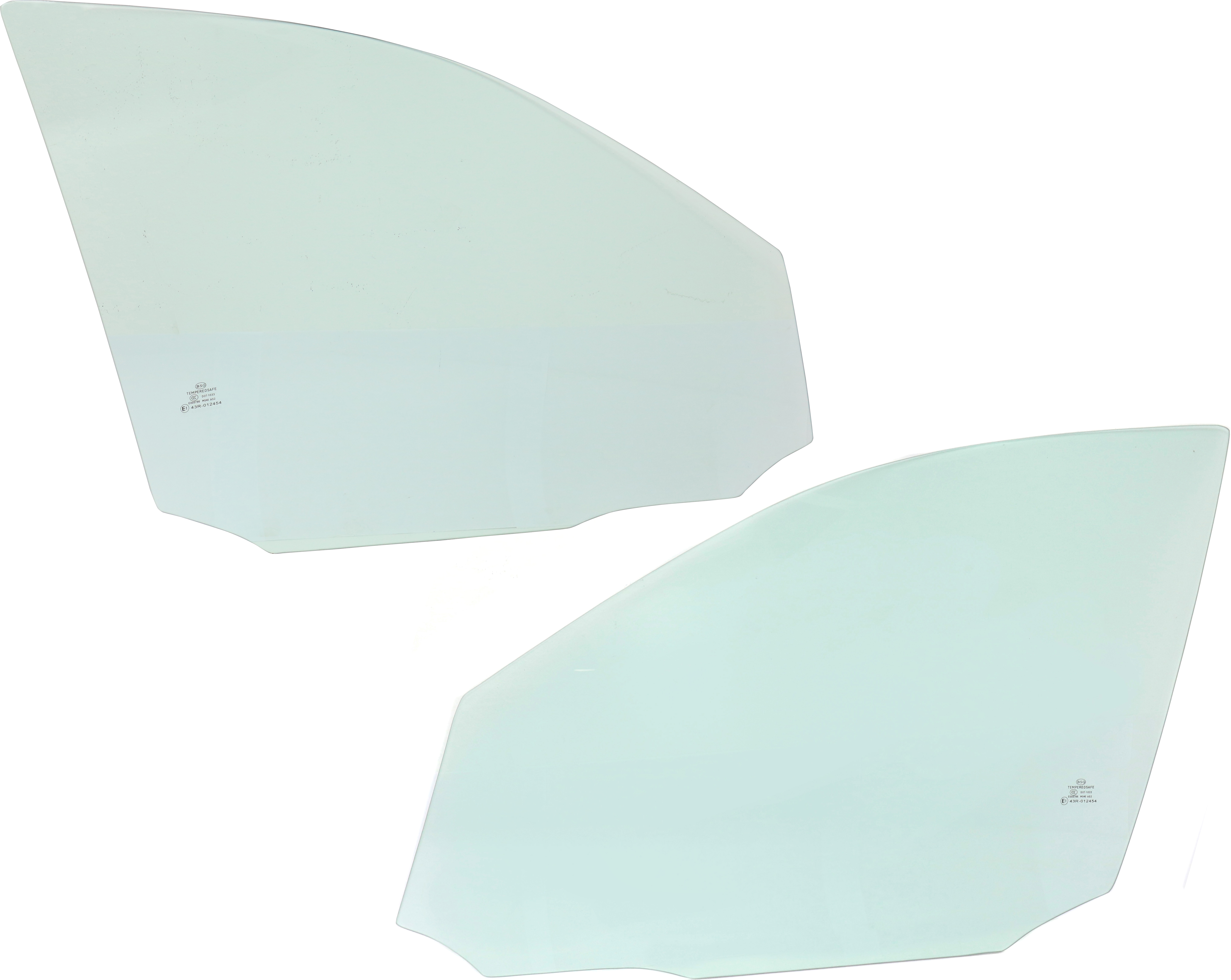 AM MERCEDS BENZ C CLASS 12-14 FRONT DOOR GLASS RH AND LH Green Tint Sedan SKU SET REPM480109 OEM 2047250800 FD25427GTNN 2047250