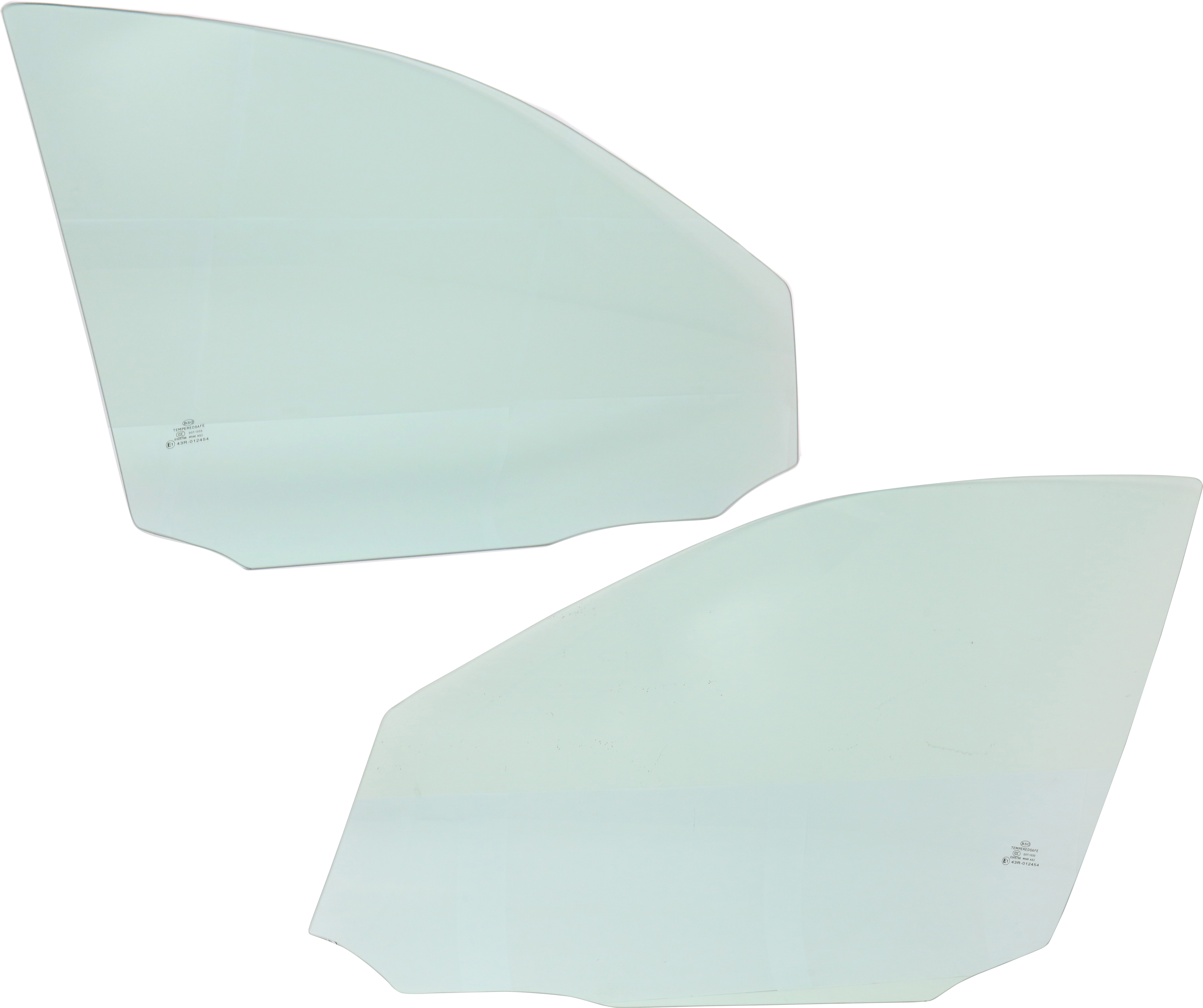 AM MERCEDS BENZ C CLASS 08-11 FRONT DOOR GLASS RH AND LH Green Tint Sedan SKU SET REPM480111 OEM 2047250800 FD23569GTNN 2047250