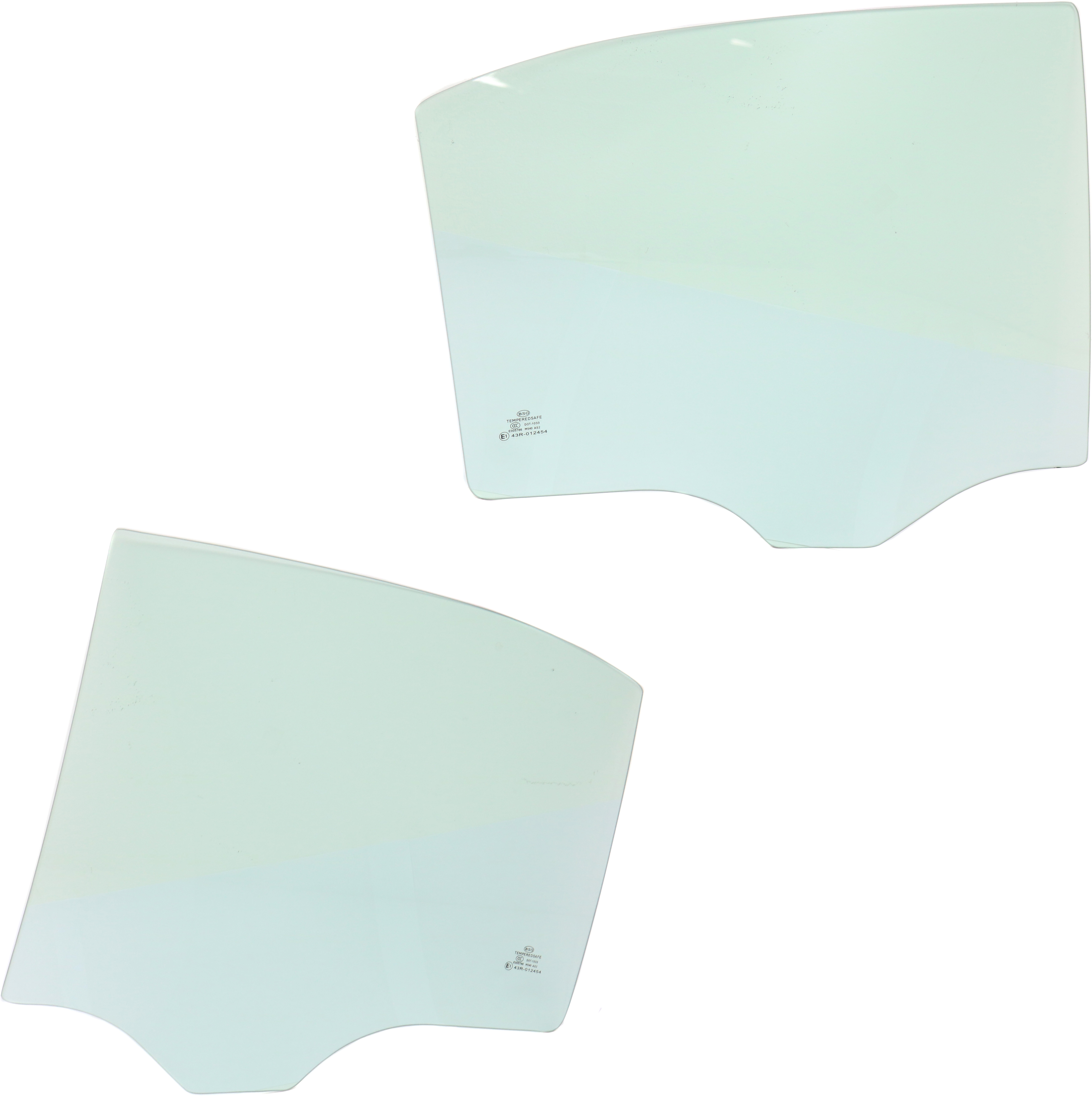 AM MERCEDS BENZ C CLASS 08-11 REAR DOOR GLASS RH AND LH Green Tint Sedan SKU SET REPM481301 OEM 2047350000 FD23571GTNN 2047350