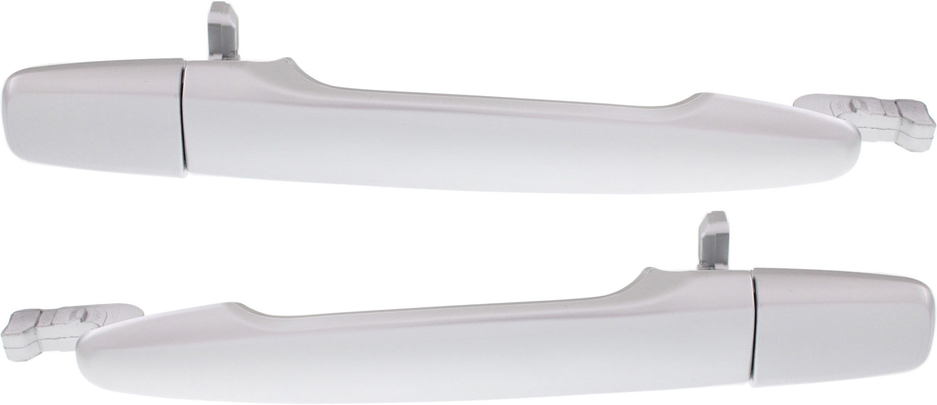 AM OUTLANDER 07-13 REAR EXTERIOR DOOR HANDLE RH AND LH Plastic Silver w o Key Hole w o sensor Handle+Cover SKU SET REPM491387 OEM 5716A014HA 5746A008HA 5716A013