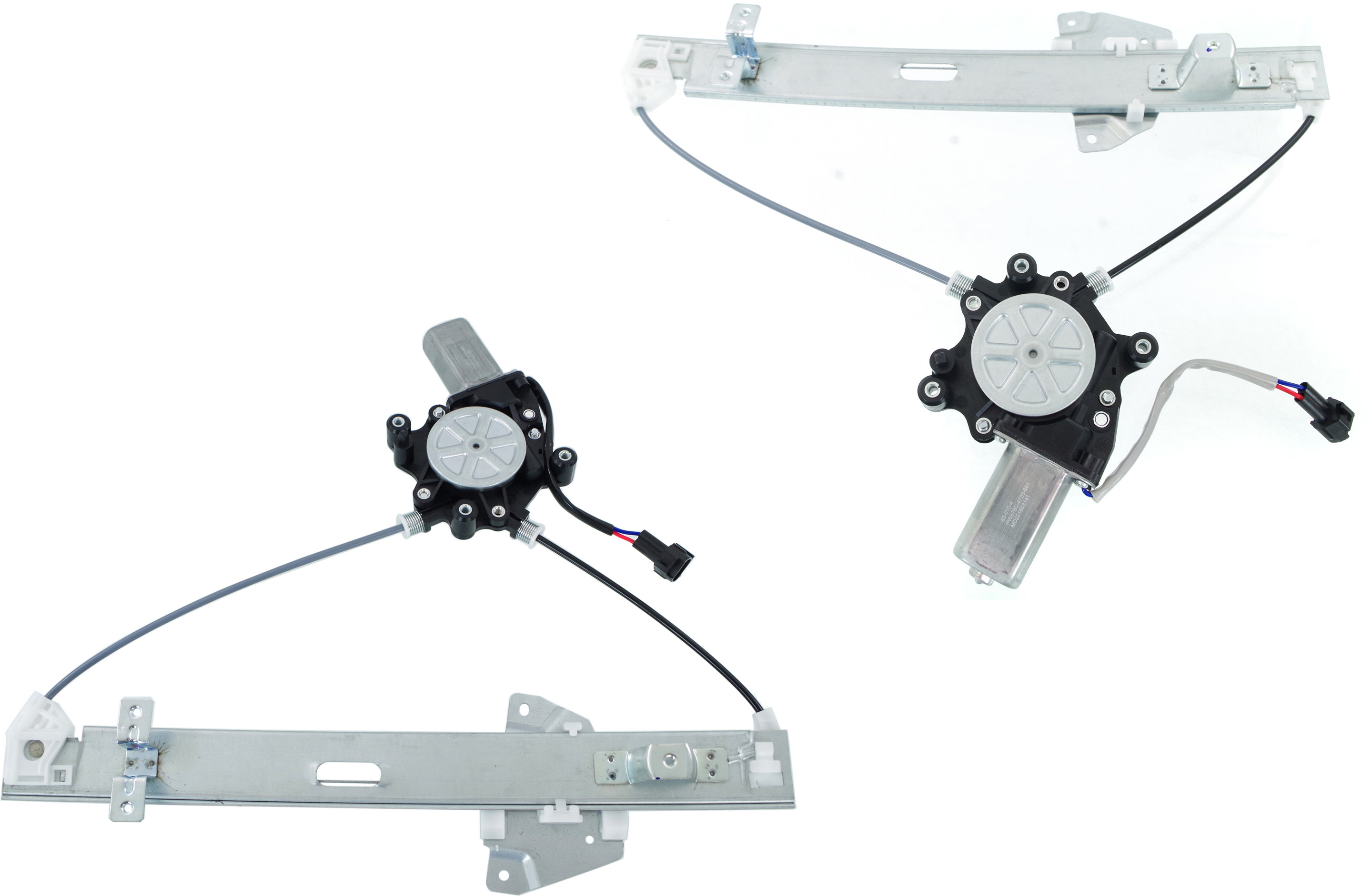 AM ENDEAVOR 04-11 REAR WINDOW REGULATOR RH AND LH Power w Motor SKU SET REPM491735 OEM MR565454 MR565453