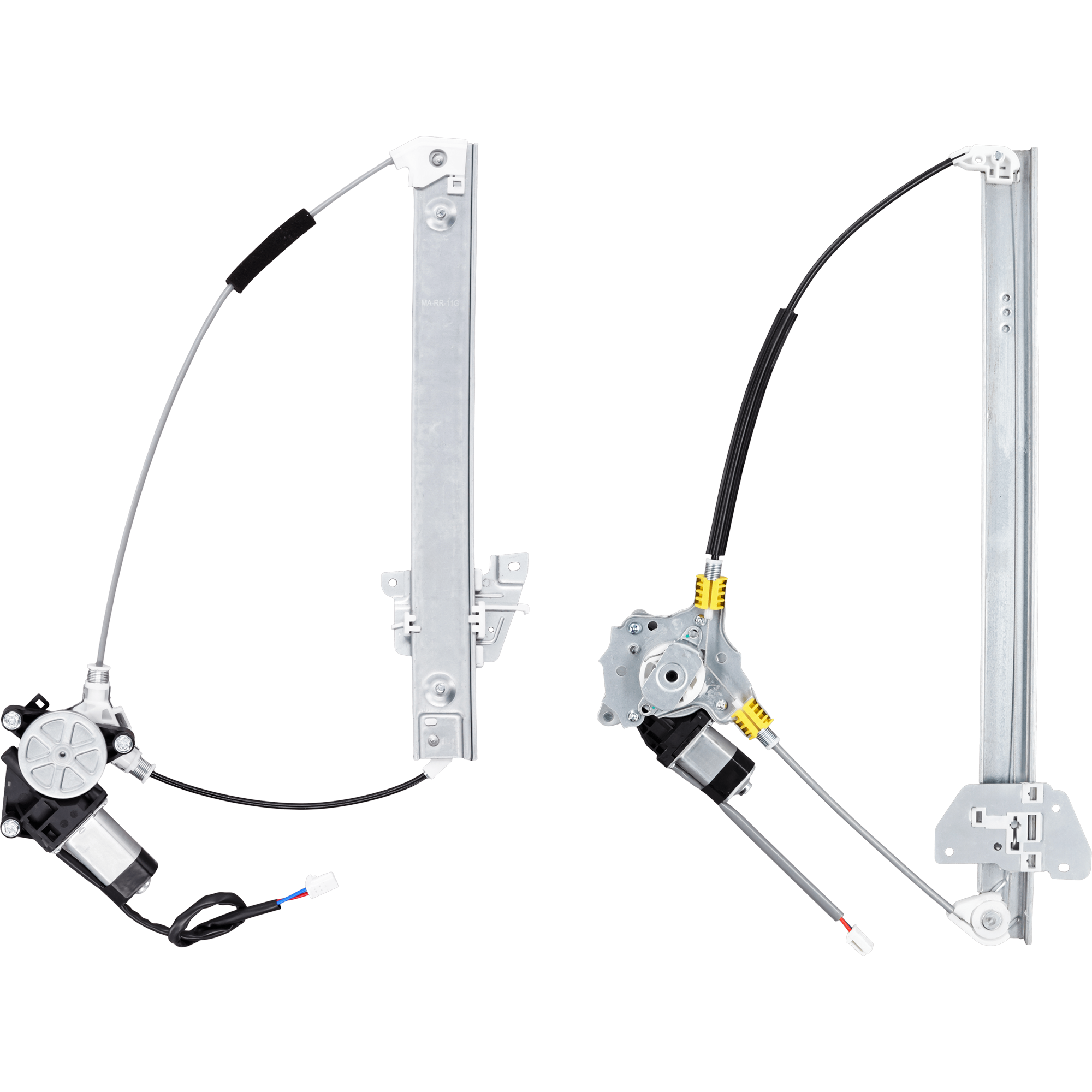 AM MPV 00-06 FRONT AND REAR WINDOW REGULATOR RH Power w Motor SKU SET REPM491737 A Partslink MA1351107 MA1551113 OEM LC6258590D LC6272590A PFM