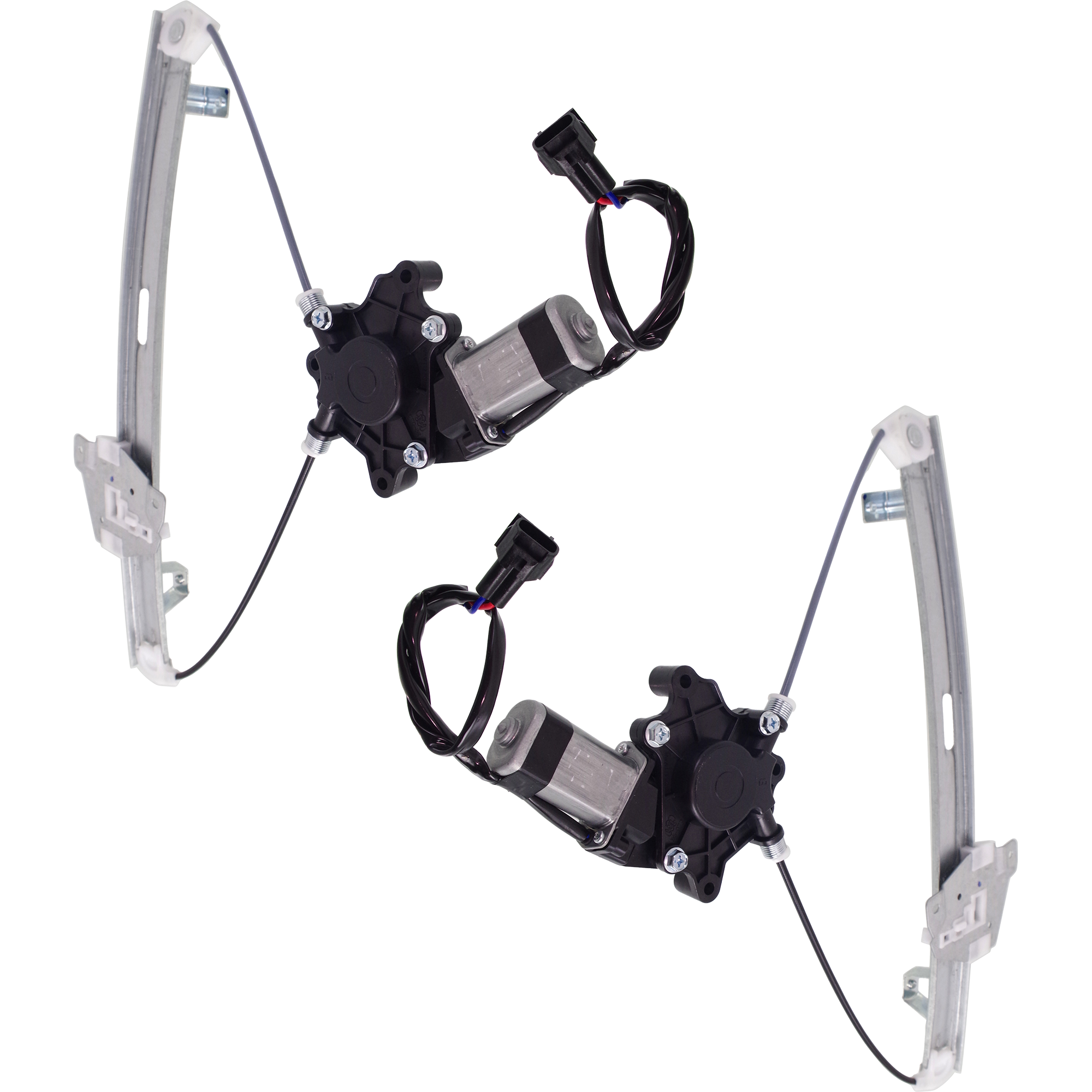 AM GALANT 04-12 REAR WINDOW REGULATOR RH AND LH Power w Motor SKU SET REPM491901 Partslink MI1551114 MI1550114 OEM MR599950 MR599949