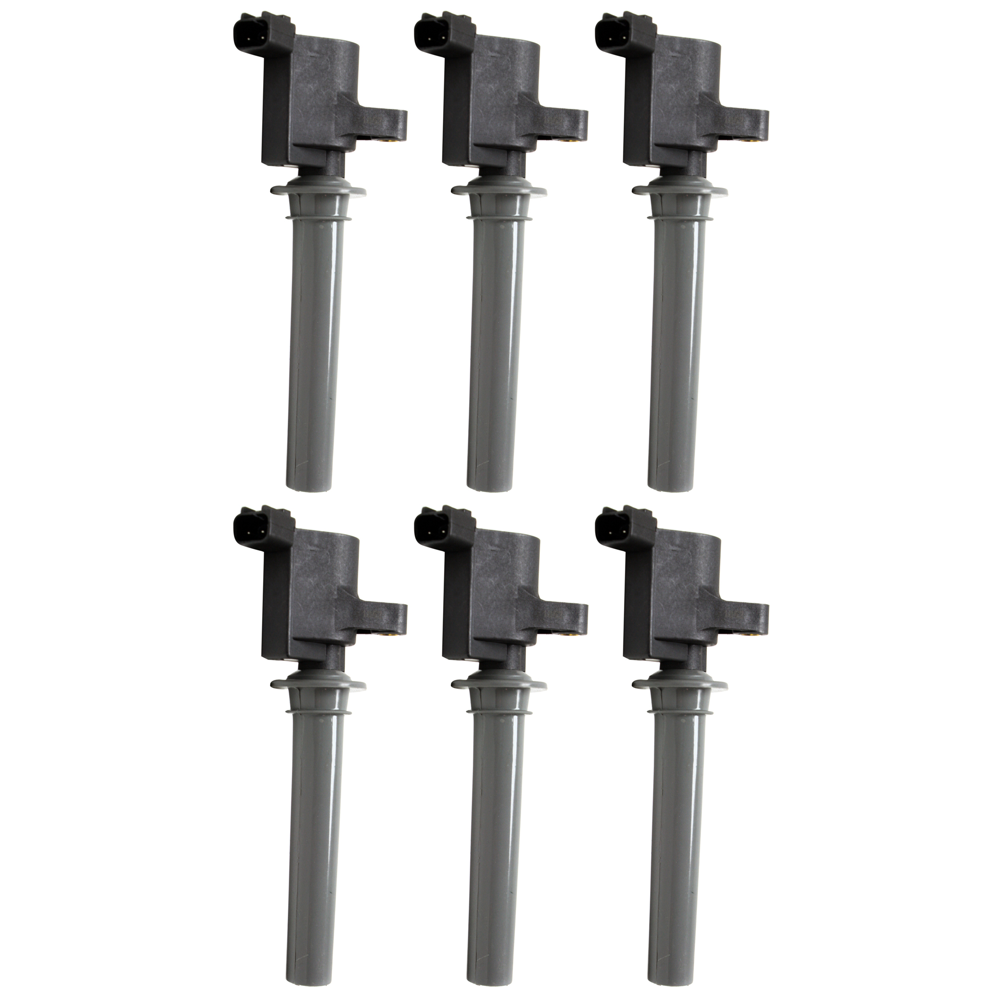 AM TAURUS 05-05 IGNITION COIL Set of 6-2 Male Terminals 12 V Female Connector Blade Terminal Type SKU SET REPM504637-6 OEM 5060-26340-49175-50101-230251