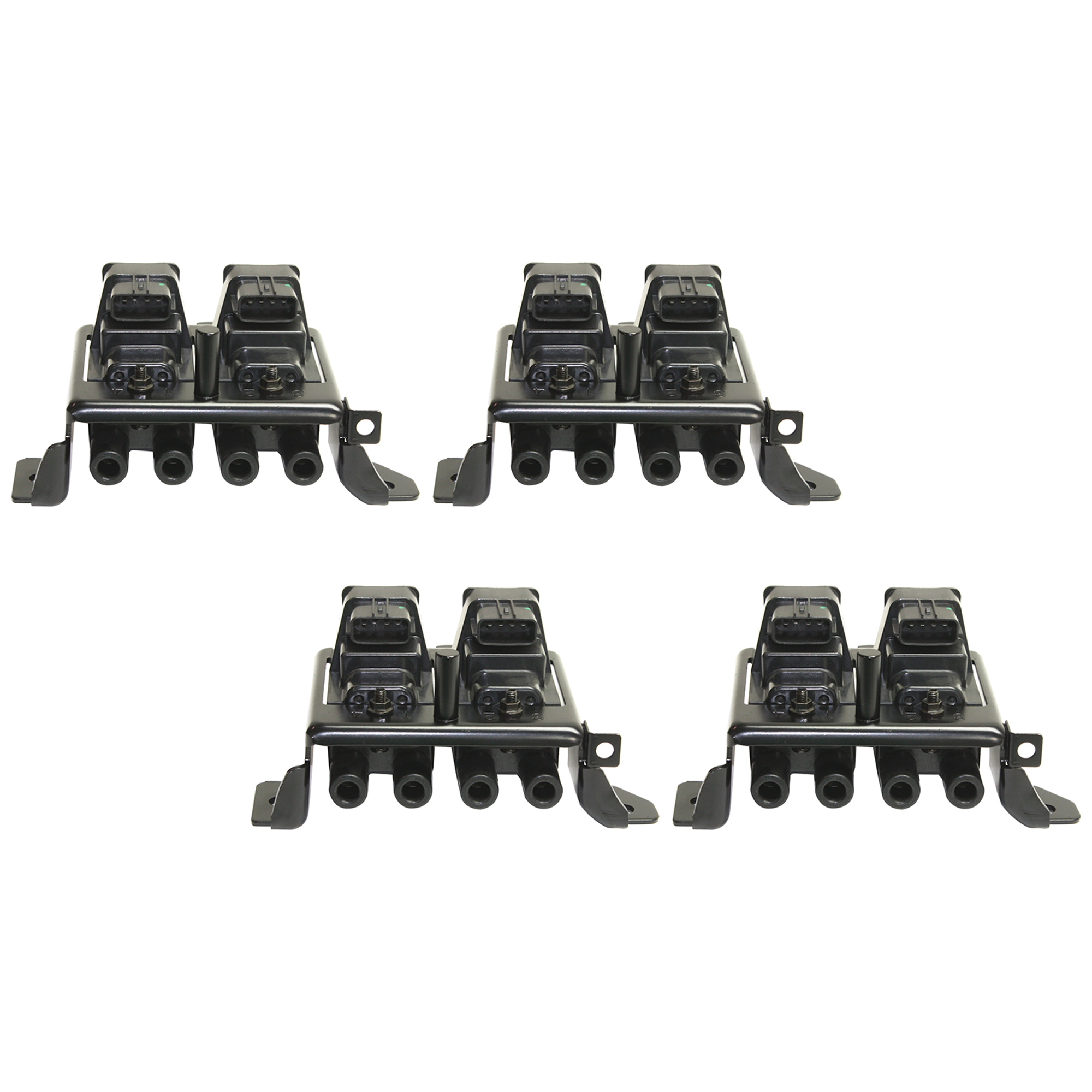 AM MIATA 94-95 IGNITION COIL Set of 4-4 Cyl 1.8L 4 Male Terminals Blade Type Engine Head Mounting Location 12V SKU SET REPM504648-4