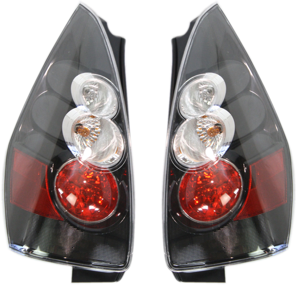 AM MAZDA 5-07-07 TAIL LAMP RH AND LH Assembly Halogen w HID Xenon Headlights SKU SET REPM730131 Partslink MA2801145 MA2800145 OEM CD0151150 CD0151160
