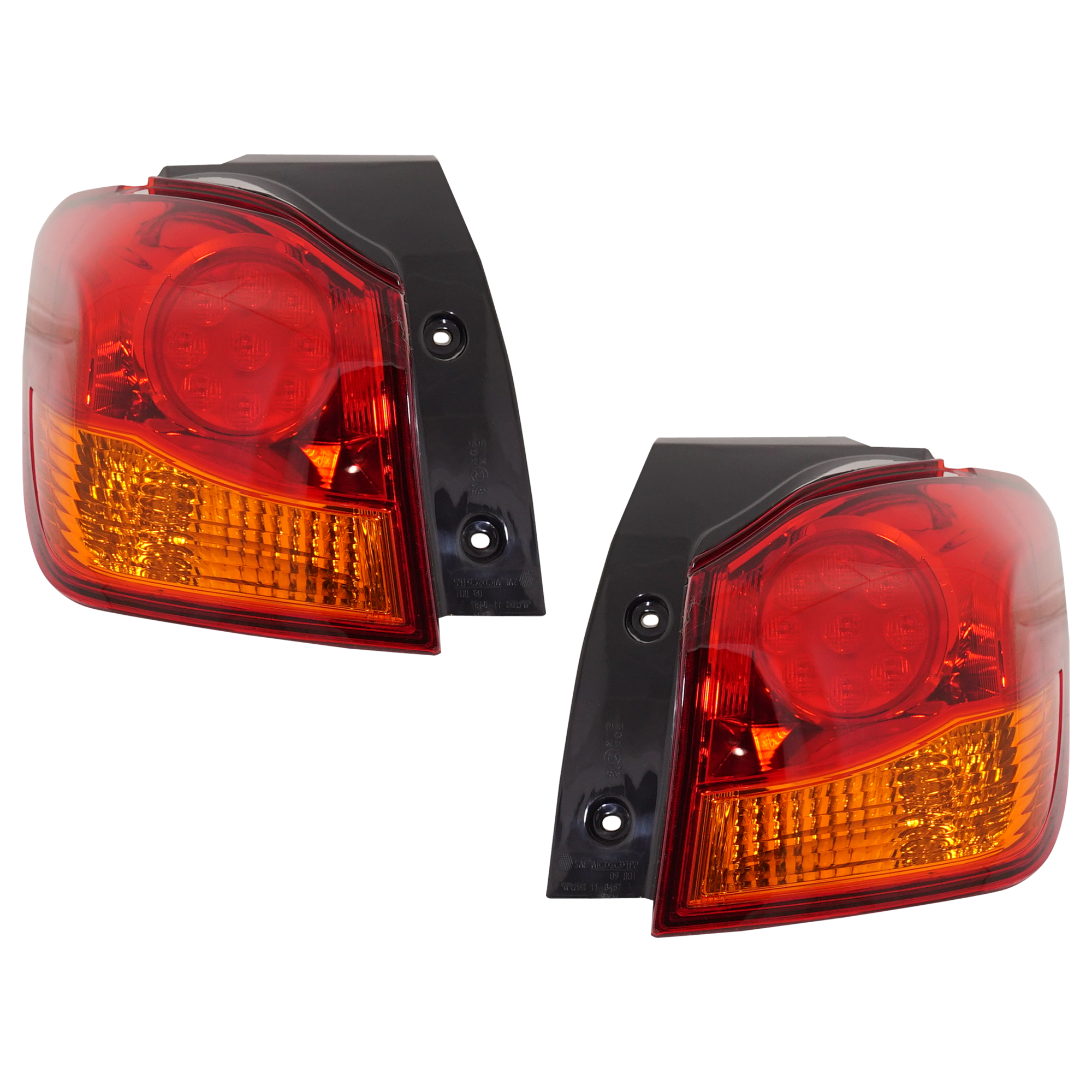 AM OUTLANDER SPORT RVR 11-19 TAIL LAMP RH AND LH Outer Assembly CAPA SKU SET REPM730301Q Partslink MI2805105C MI2804105C OEM 8330B196-8330B195