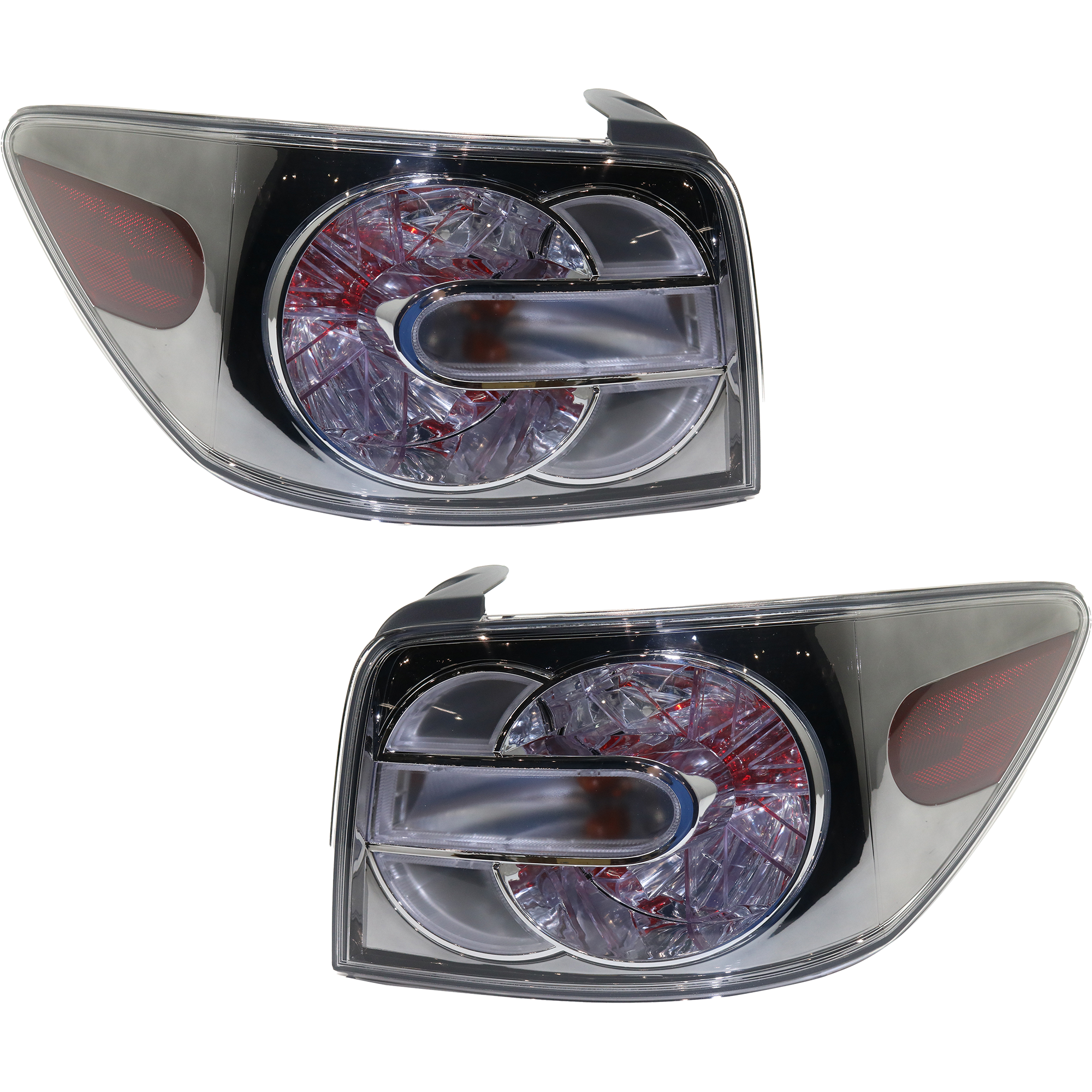 AM CX 7-10-12 TAIL LAMP RH AND LH Assembly CAPA SKU SET REPM730313Q Partslink MA2800150C MA2801150C OEM EH4451150F EH4451160F