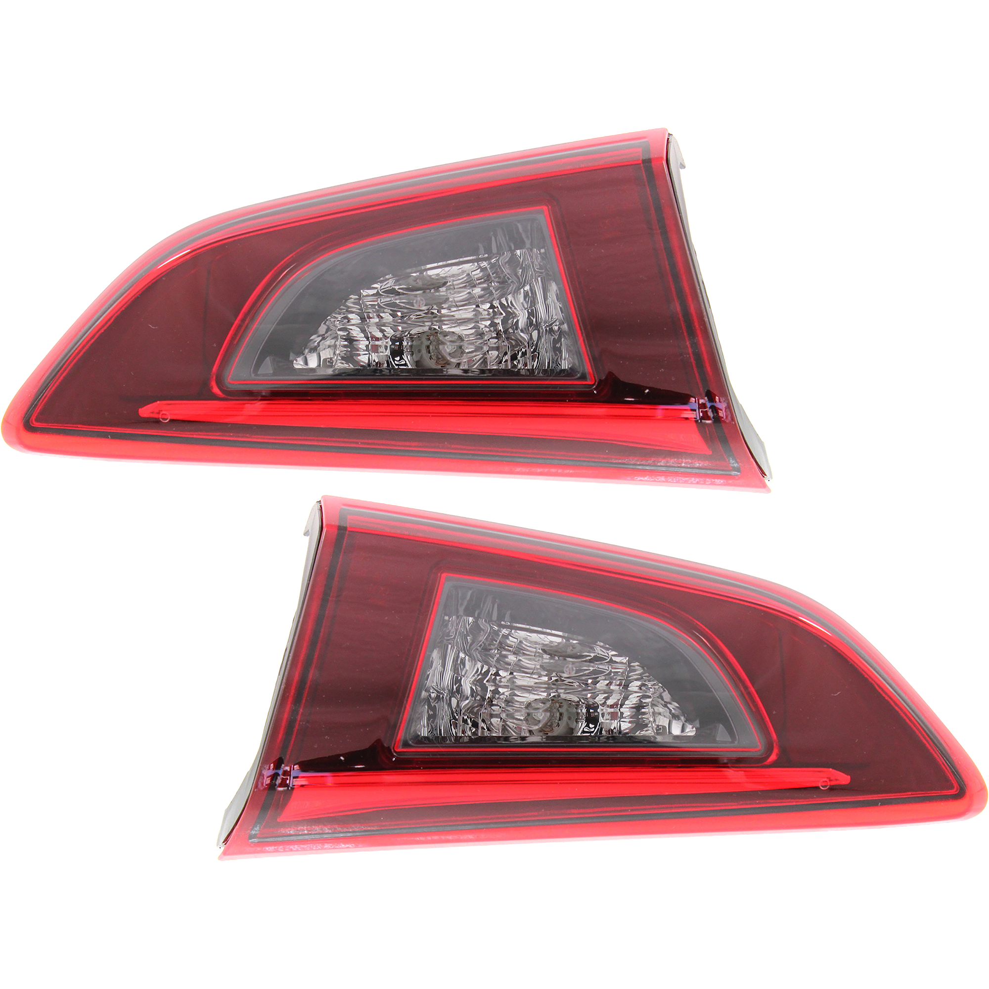 AM CX 3-16-22 TAIL LAMP RH AND LH Inner Assembly Halogen Bulb Type w o Signature Lighting SKU SET REPM730315 Partslink MA2802119 MA2803119 OEM DB2R513F0B DB2R513G0B