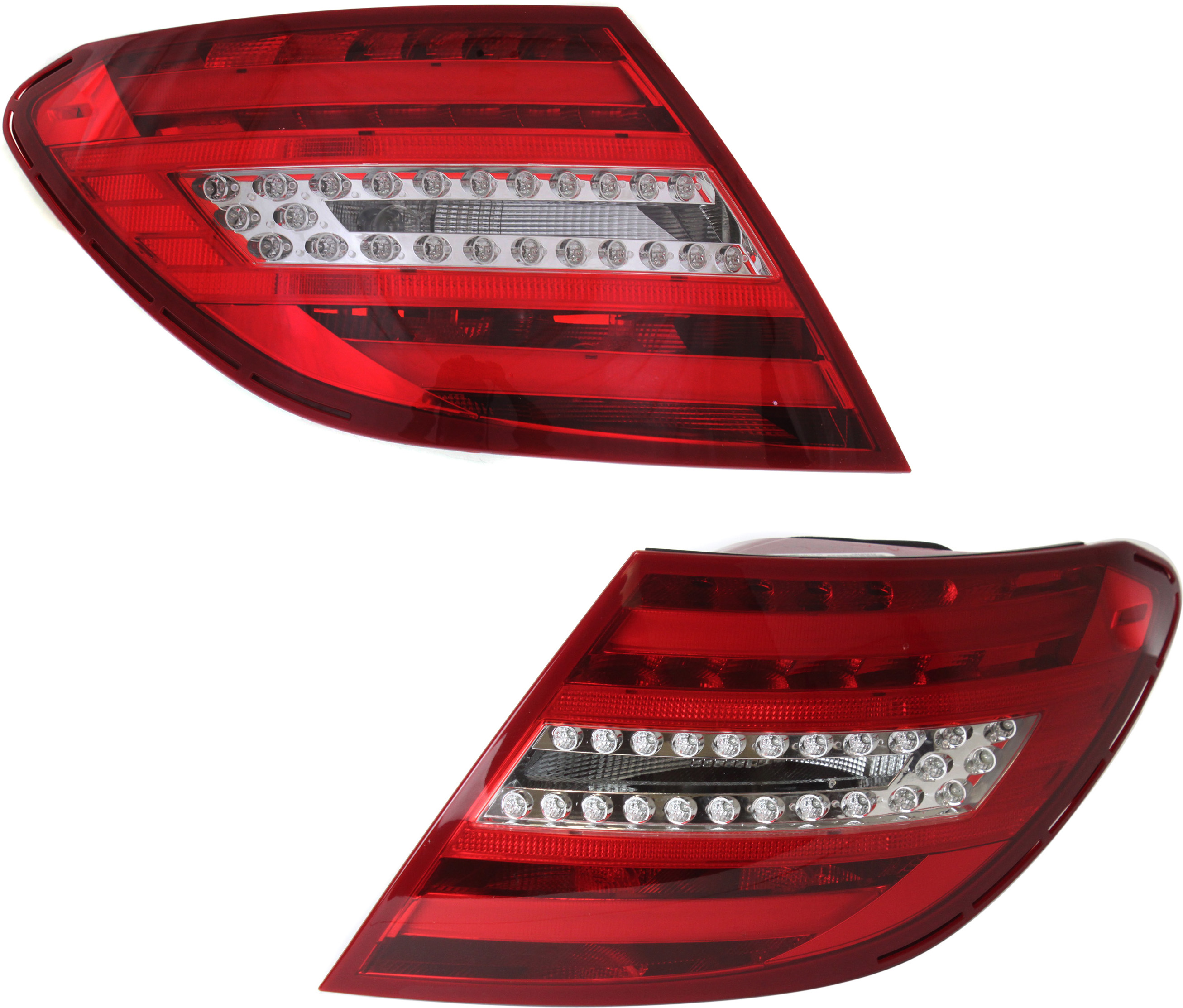 AM C63 AMG 15-15 TAIL LAMP RH AND LH Assembly SKU SET REPM730325 Partslink MB2801135 MB2800135 OEM 2049060703-2049060603
