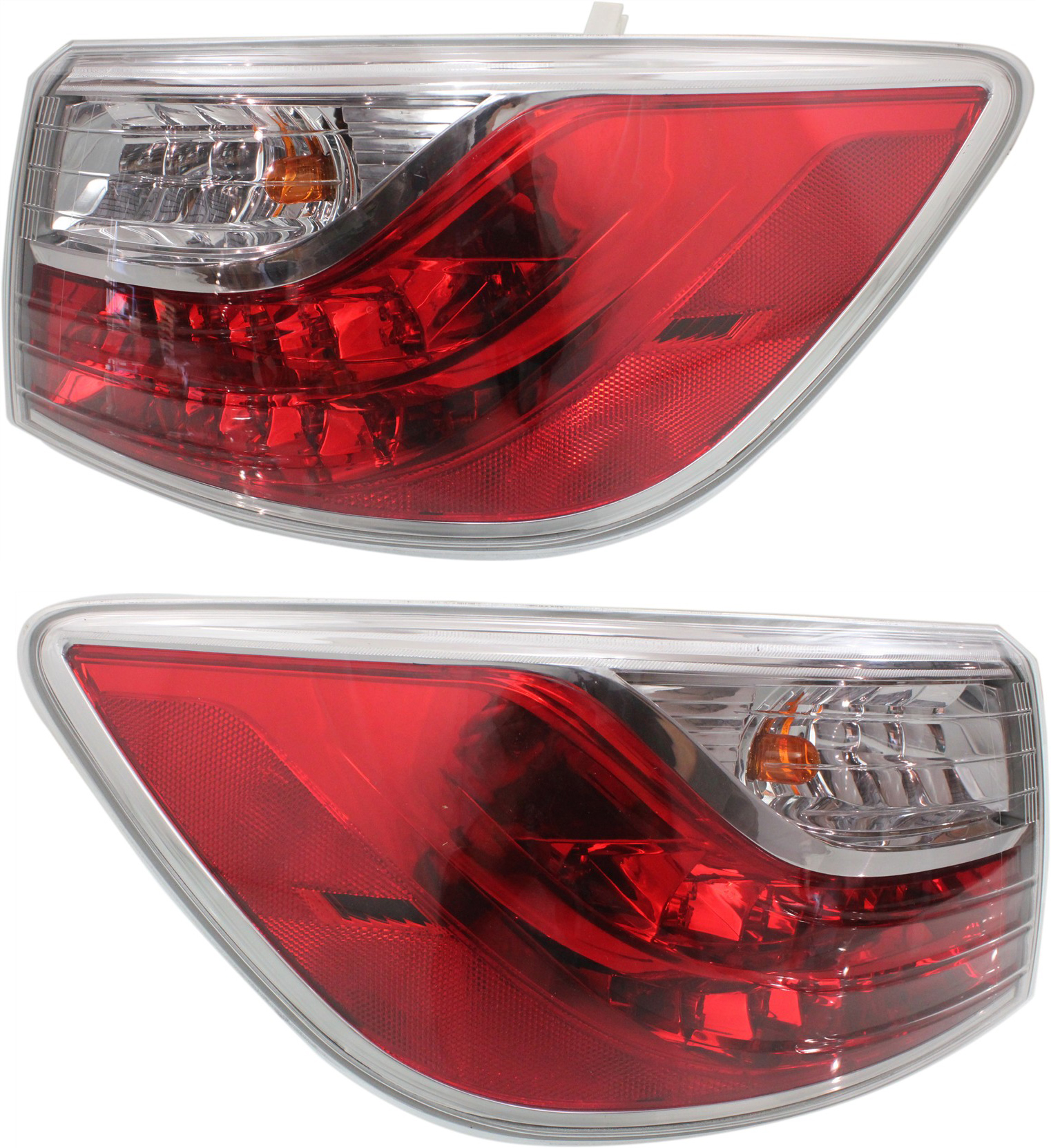 AM CX 9-10-12 TAIL LAMP RH AND LH Outer Assembly Halogen Set of 2 SKU SET REPM730329 Partslink MA2805110 MA2804110 OEM TE6951150E TE6951160E