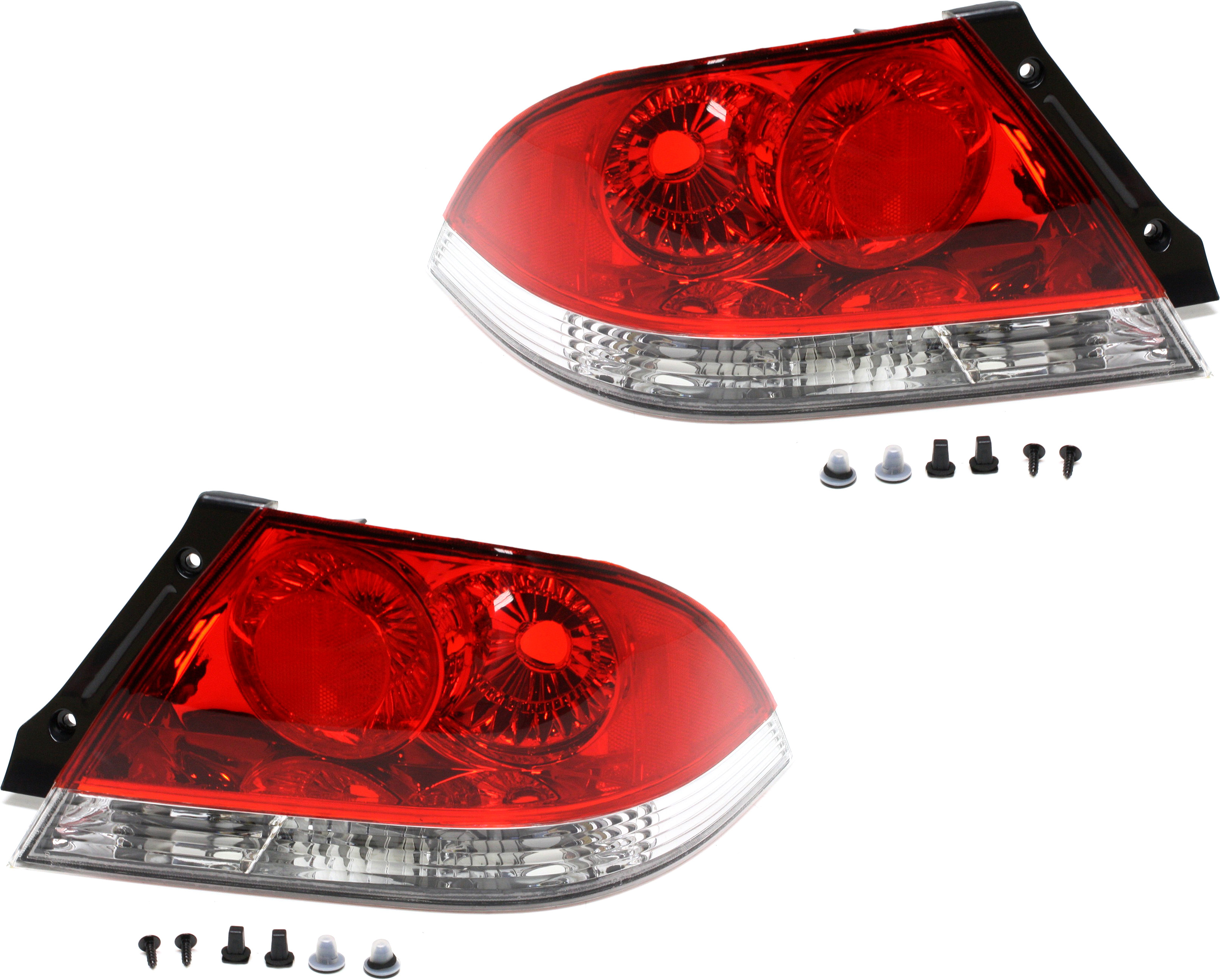 AM LANCER 04-07 TAIL LAMP RH AND LH Assembly Halogen Set of 2 SKU SET REPM730337 OEM MN154006 PFM MN175825 PFM