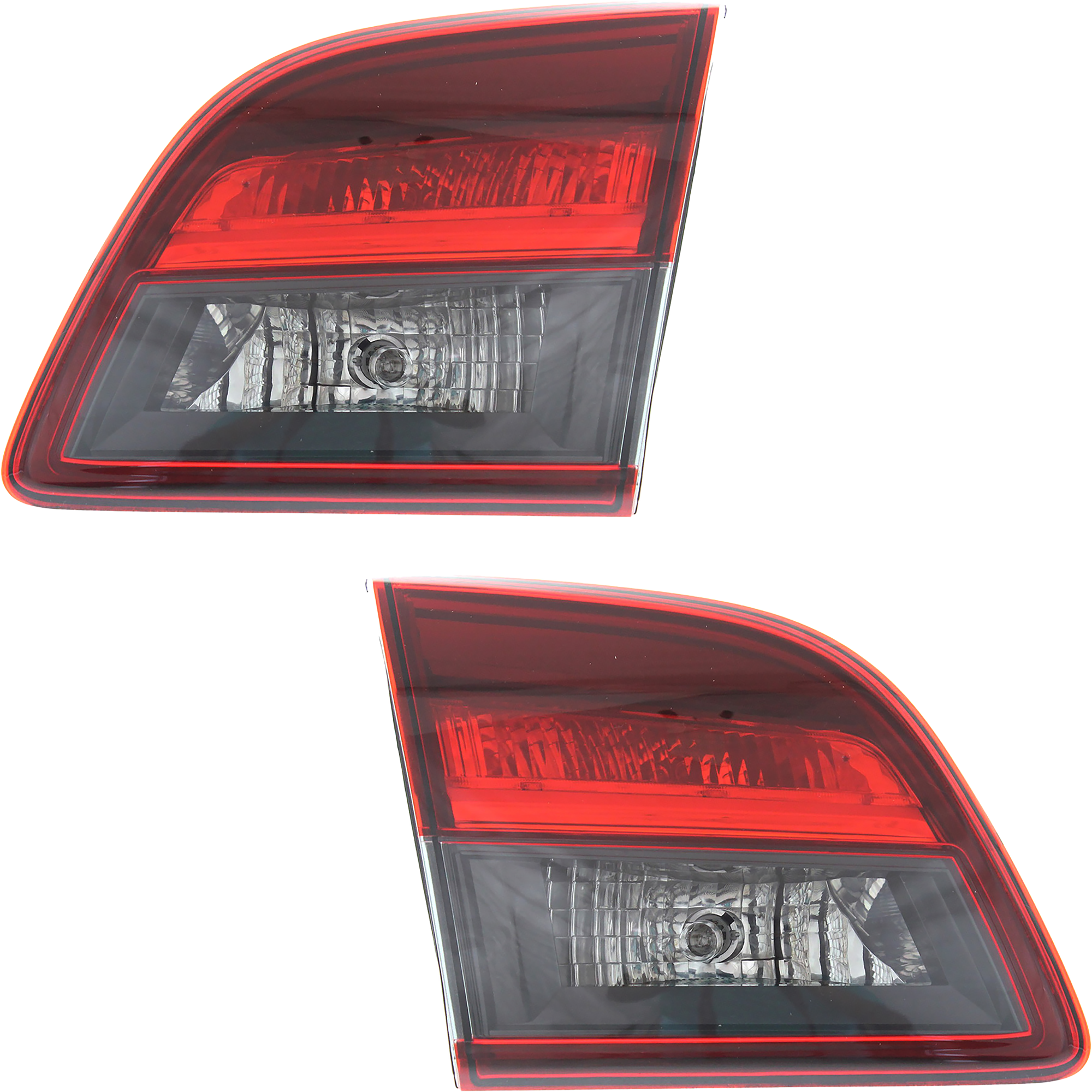 AM CX 9-13-15 TAIL LAMP RH AND LH Inner Assembly Halogen Set of 2 SKU SET REPM730343 Partslink MA2803109 MA2802109 OEM TK21513F0A TK21513G0A