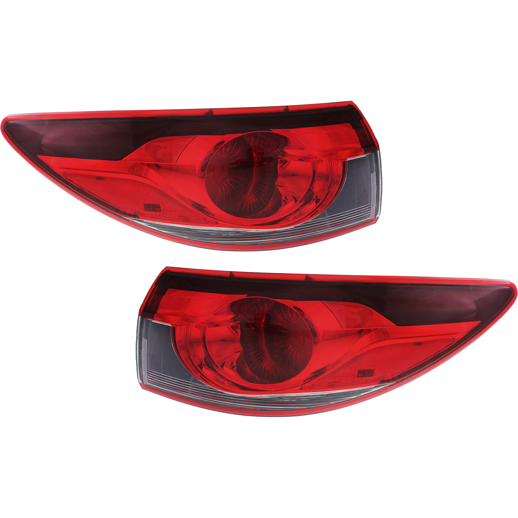 AM MAZDA 6-14-17 TAIL LAMP RH and LH Outer Assembly Halogen SKU SET REPM730347 Partslink MA2805113 MA2804113 OEM GJR951150A GJR951160A