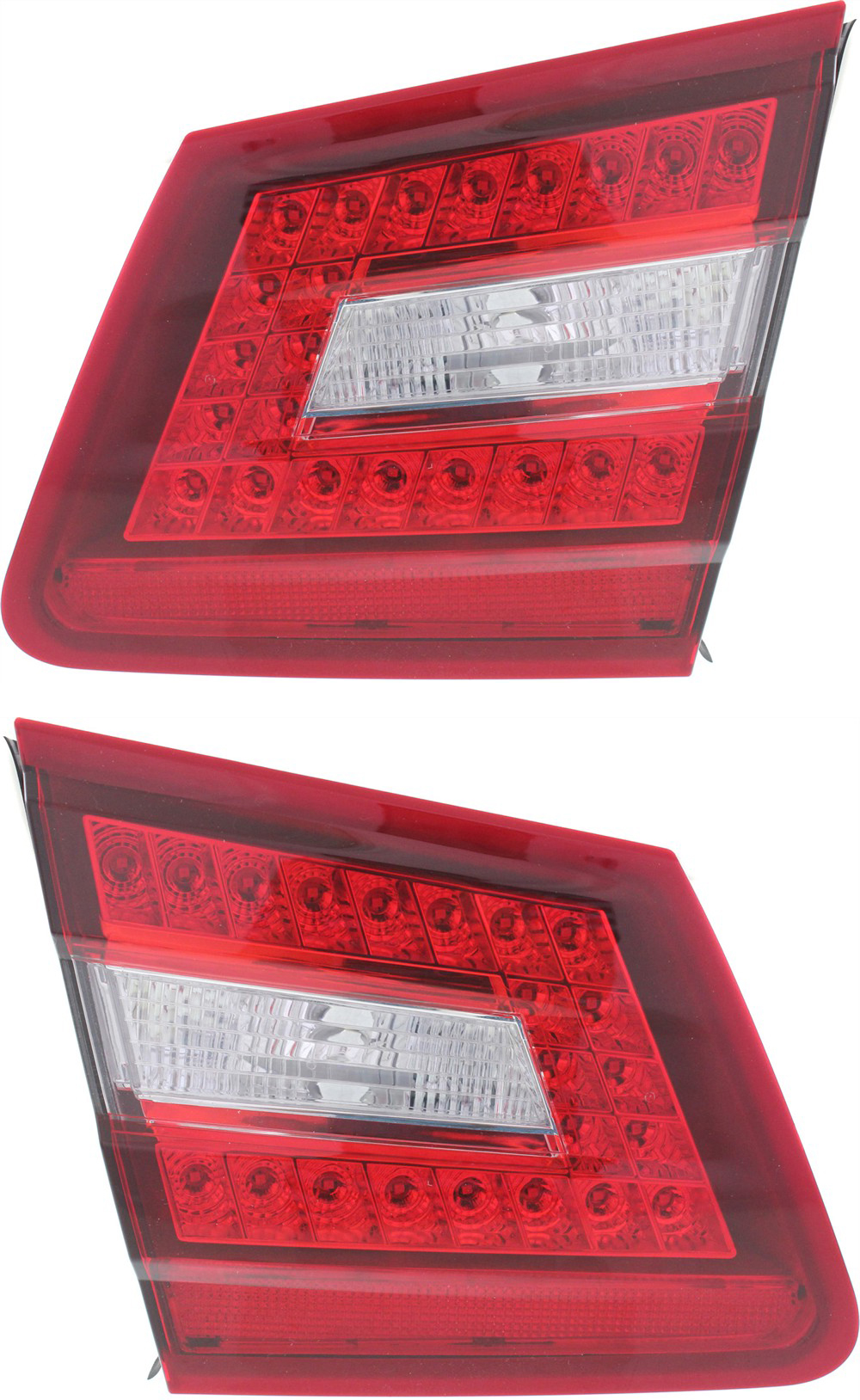 AM E CLASS 11-13 TAIL LAMP RH Inner Set of 2 Lens and Housing Wagon SKU SET REPM730359 Partslink MB2803106 MB2802106 OEM 2128201064-2128200964