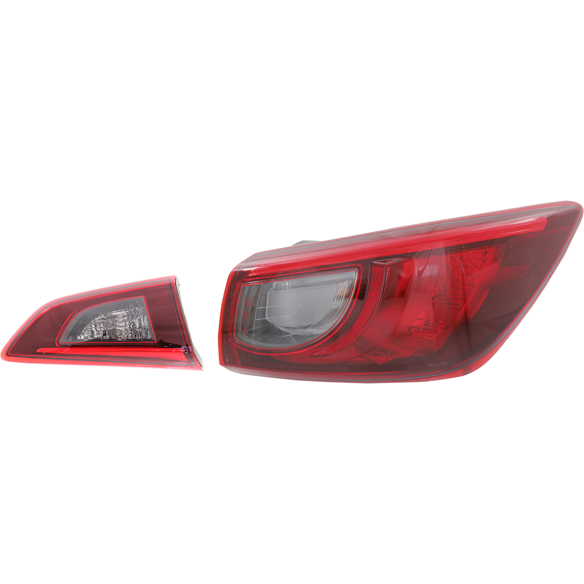 AM CX 3-16-22 TAIL LAMP RH Inner and Outer Assembly Halogen SKU SET REPM730391 B Partslink MA2803119 MA2805120 OEM DB2R513F0B DB4G51150