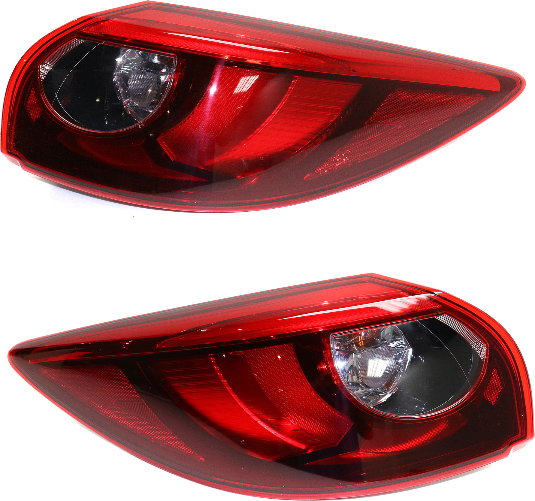 AM CX 5-16-16 TAIL LAMP RH AND LH Outer Assembly LED Type SKU SET REPM730395 Partslink MA2805119 MA2804119 OEM KA0G51150B KA0G51160B