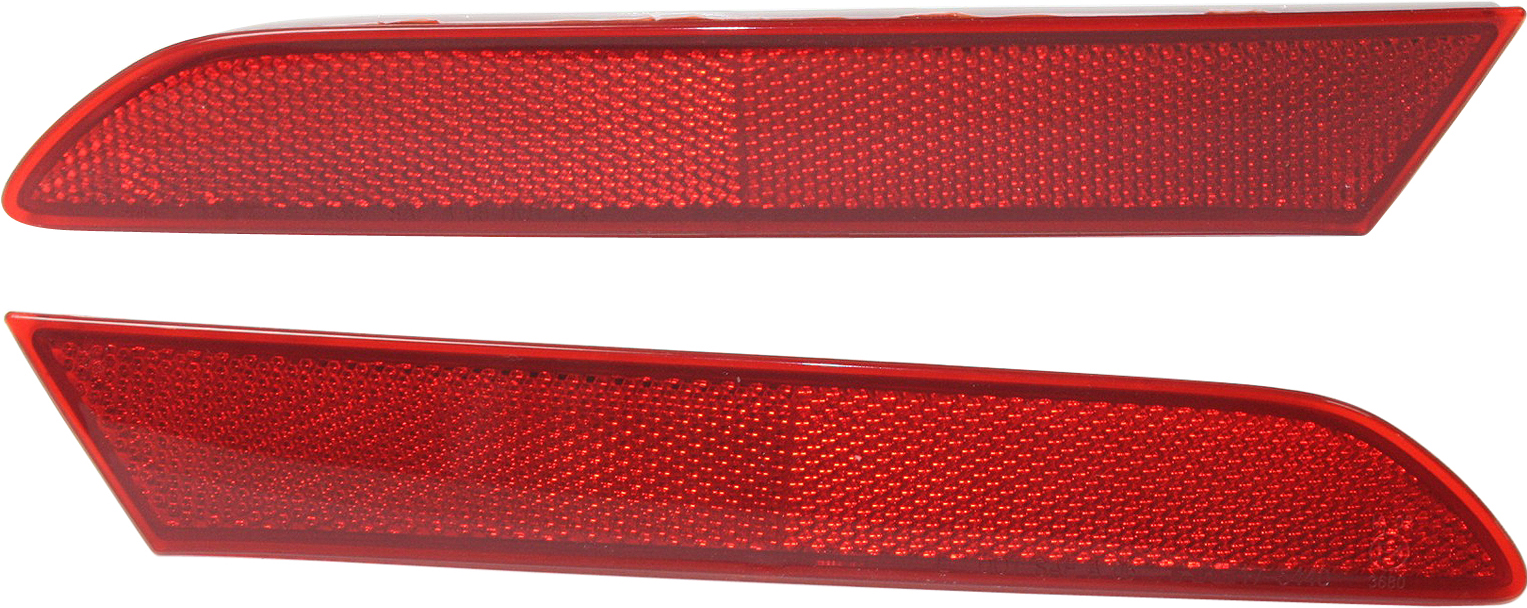 AM CX 7-10-12 REAR BUMPER REFLECTOR RH AND LH Inner SKU SET REPM734901 Partslink MA1185105 MA1184105 OEM EH44515L0C EH44515M0C