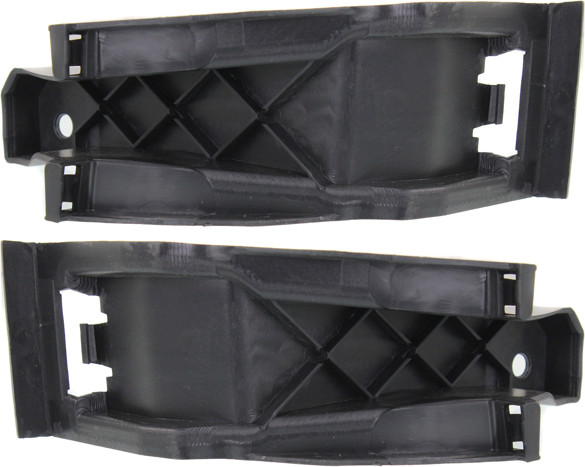 AM C CLASS 12-15 REAR BUMPER BRACKET RH AND LH Plastic w Sport Pkg Coupe Sedan SKU SET REPM762711 Partslink MB1133103 MB1132103 OEM 2048854514-2048854414